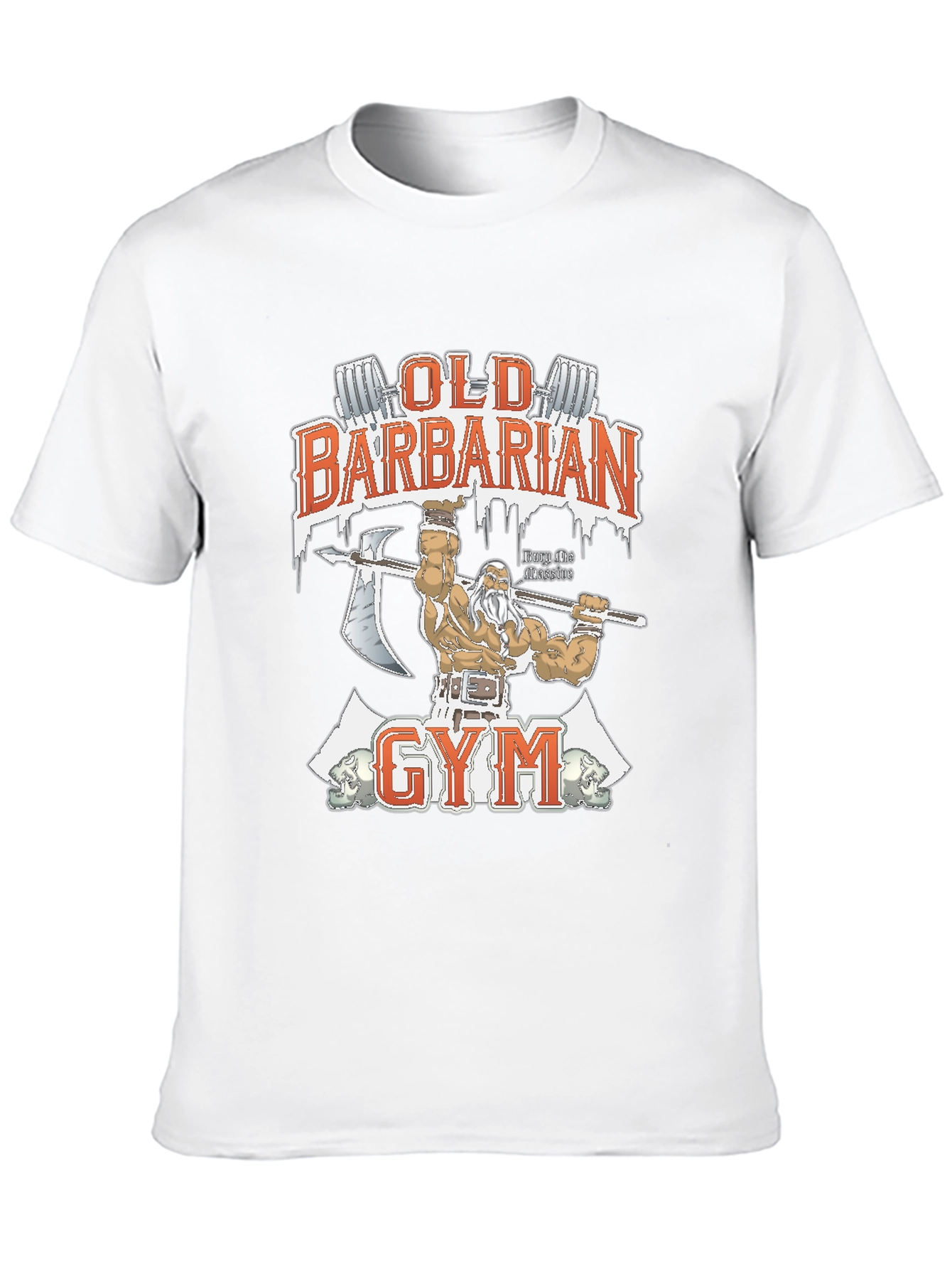 Old Barbarian Gym Black T-Shirt