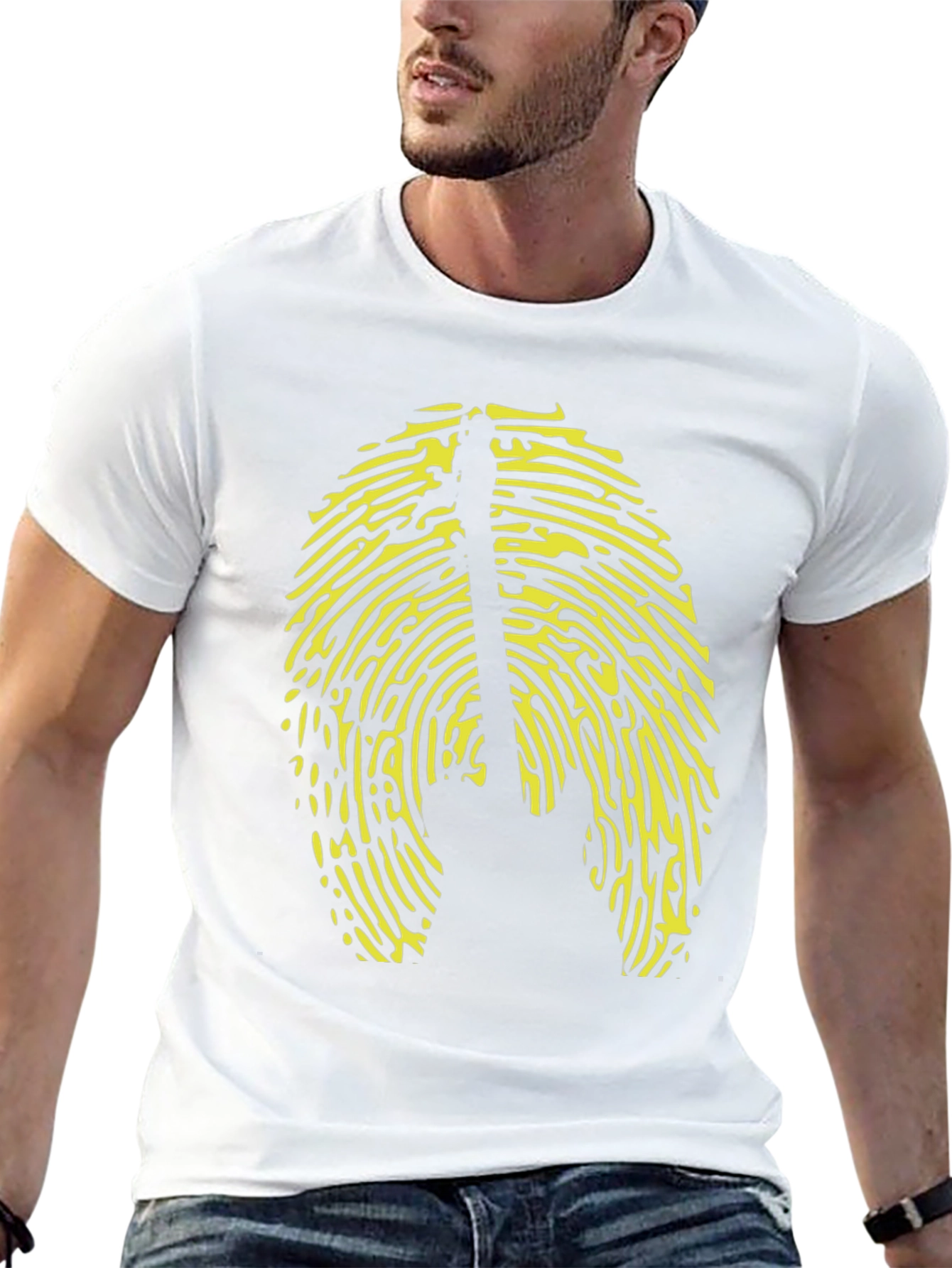 Guitar Fingerprint Graphic Tee