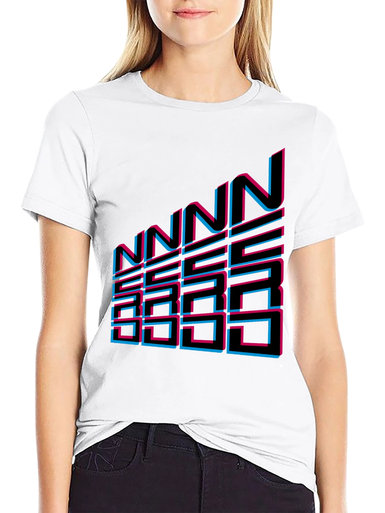 Retro NNN SSS Graphic Tee - Black