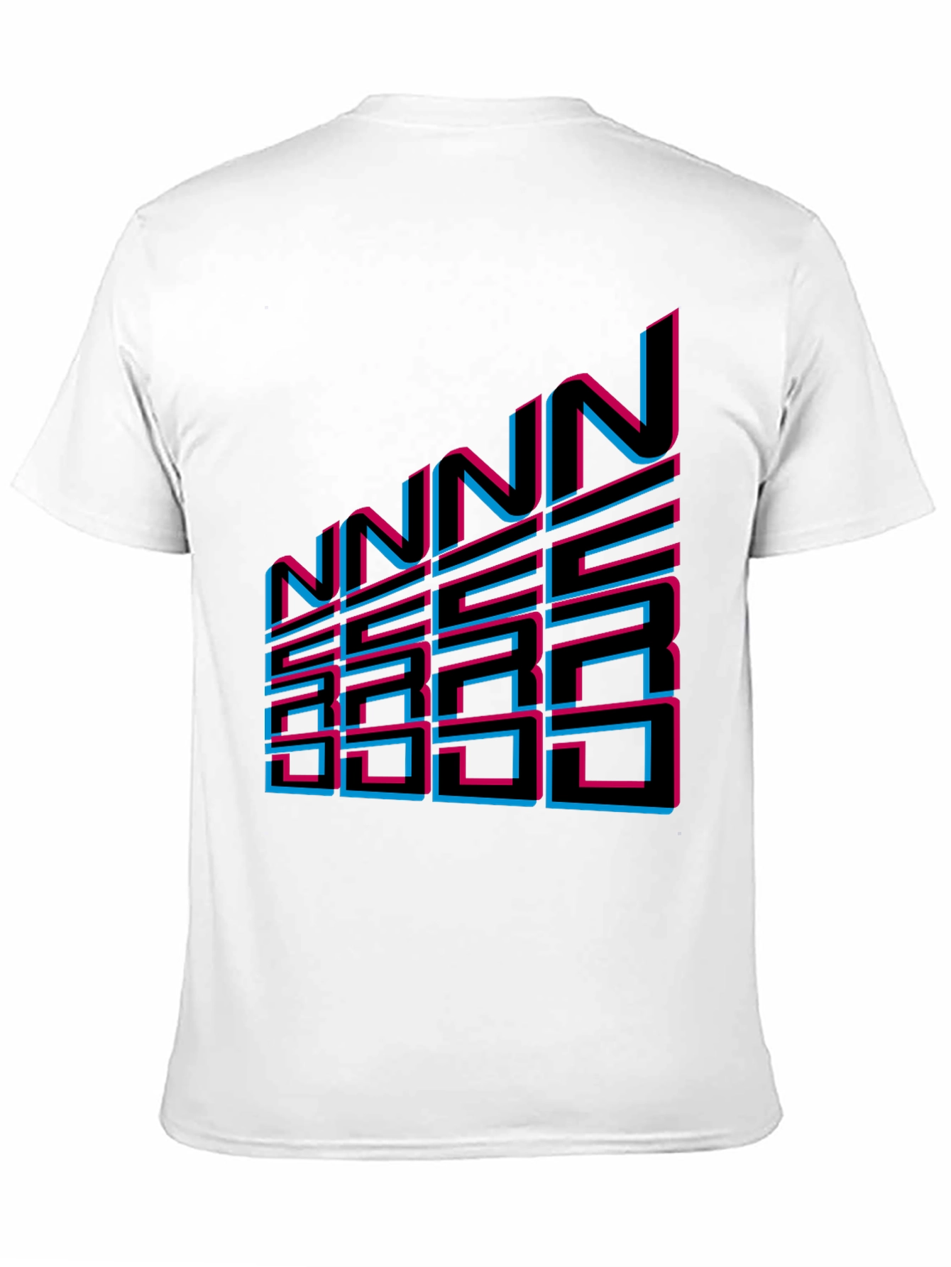 Retro NNN SSS Graphic Tee - Black