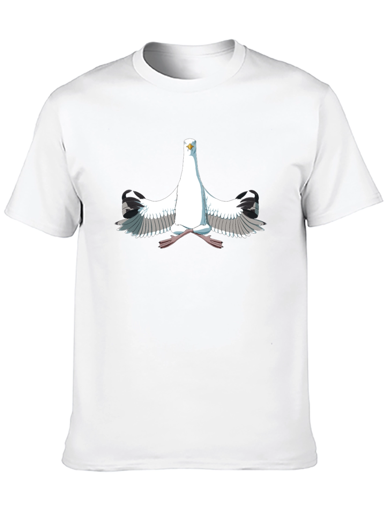 Seagull Meditation Black T-Shirt