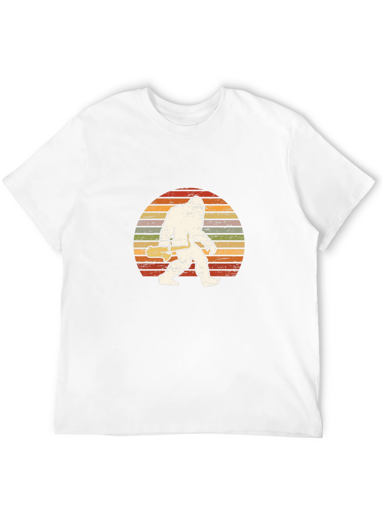 Bigfoot Saxophone Retro Graphic Tee