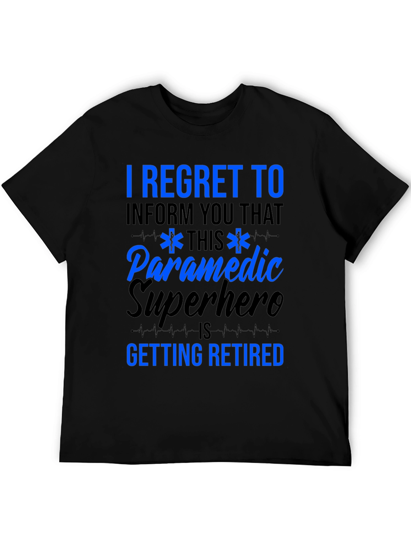 Retiring Paramedic Superhero T-Shirt