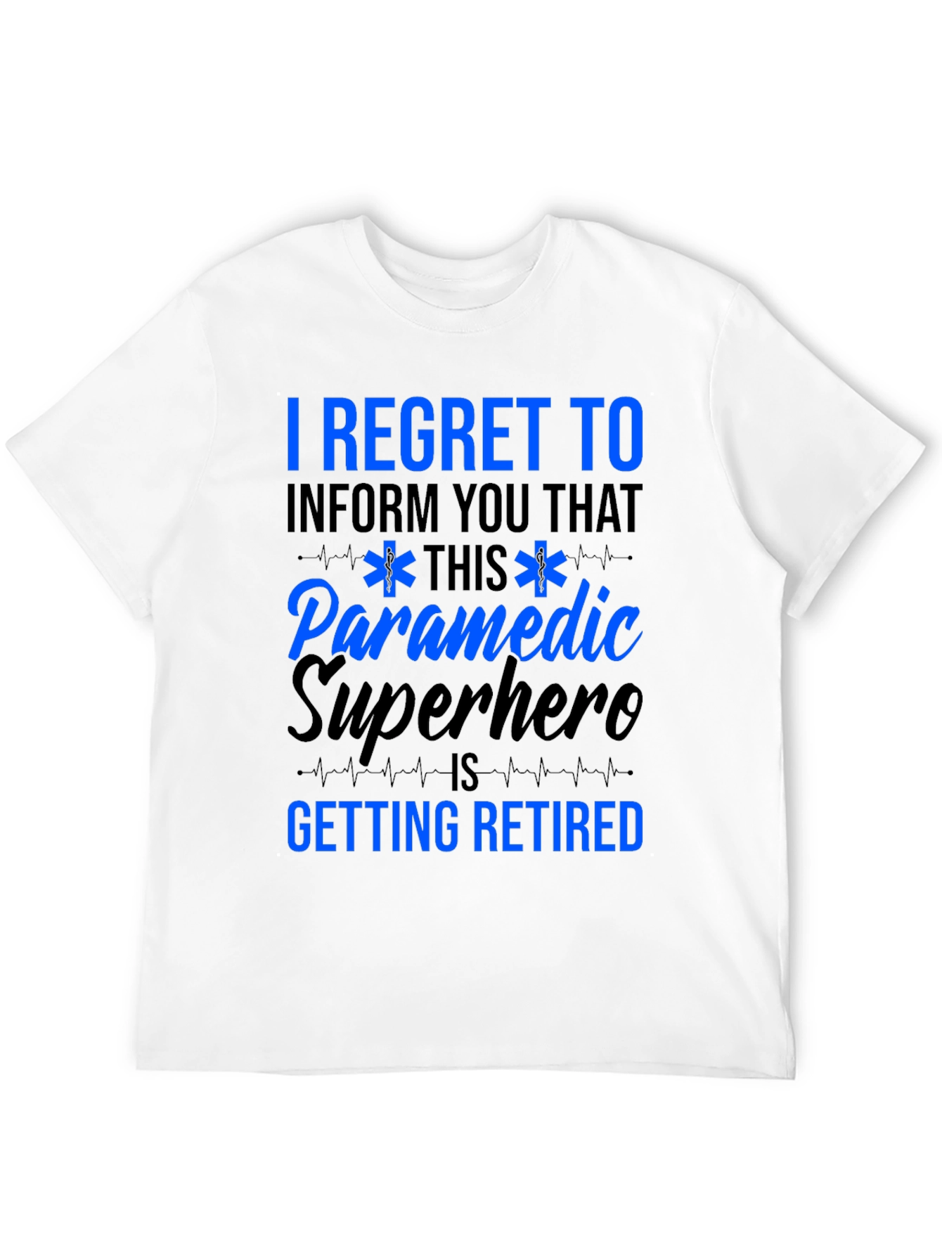 Retiring Paramedic Superhero T-Shirt