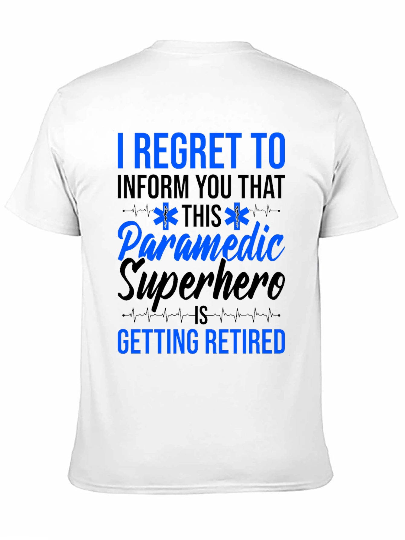 Retiring Paramedic Superhero T-Shirt