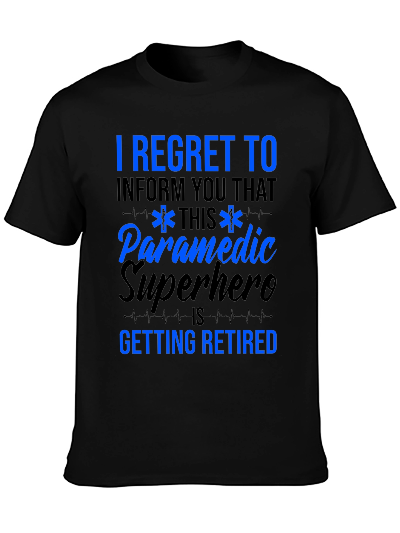 Retiring Paramedic Superhero T-Shirt