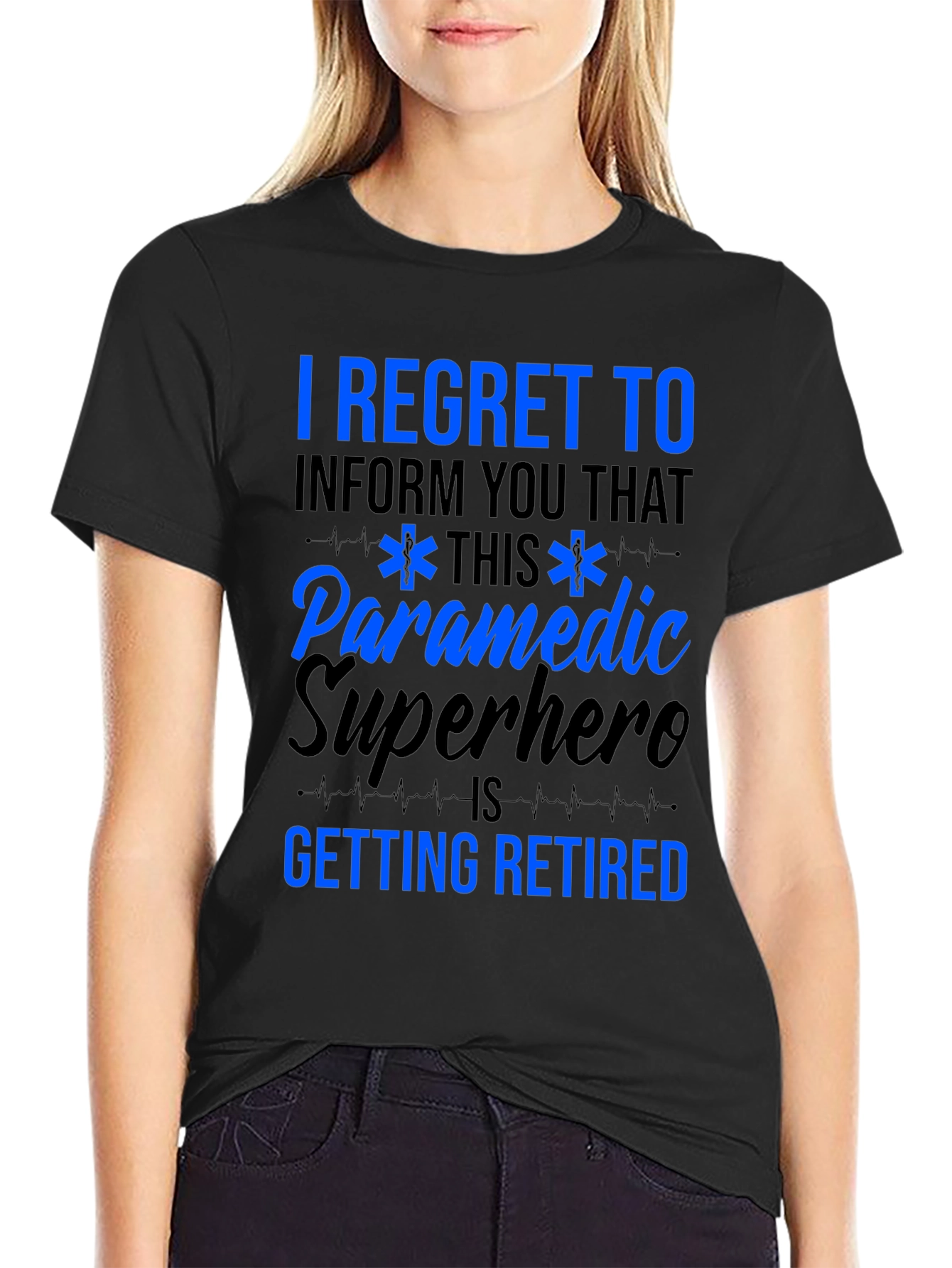 Retiring Paramedic Superhero T-Shirt