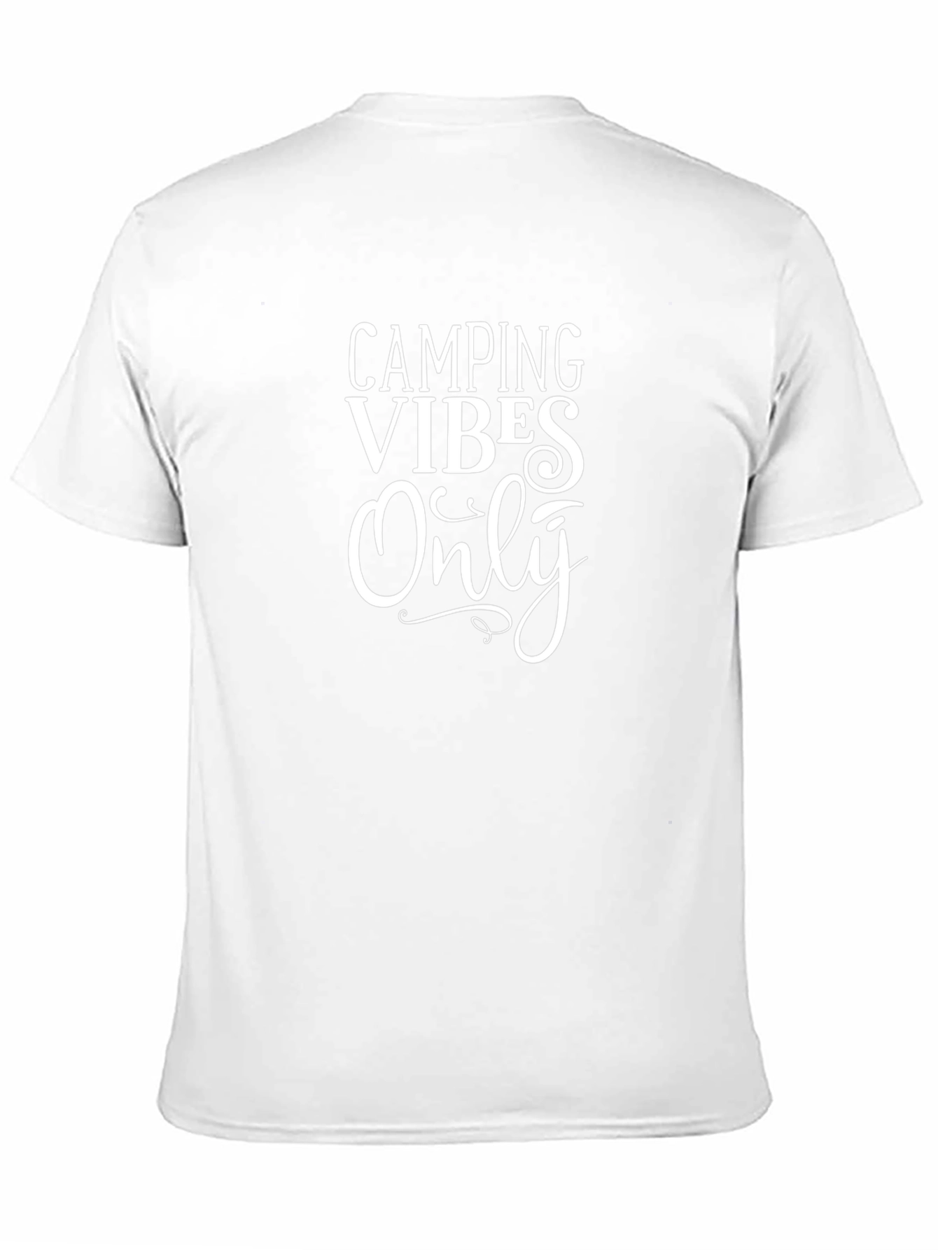 Camping Vibes Only Black T-Shirt