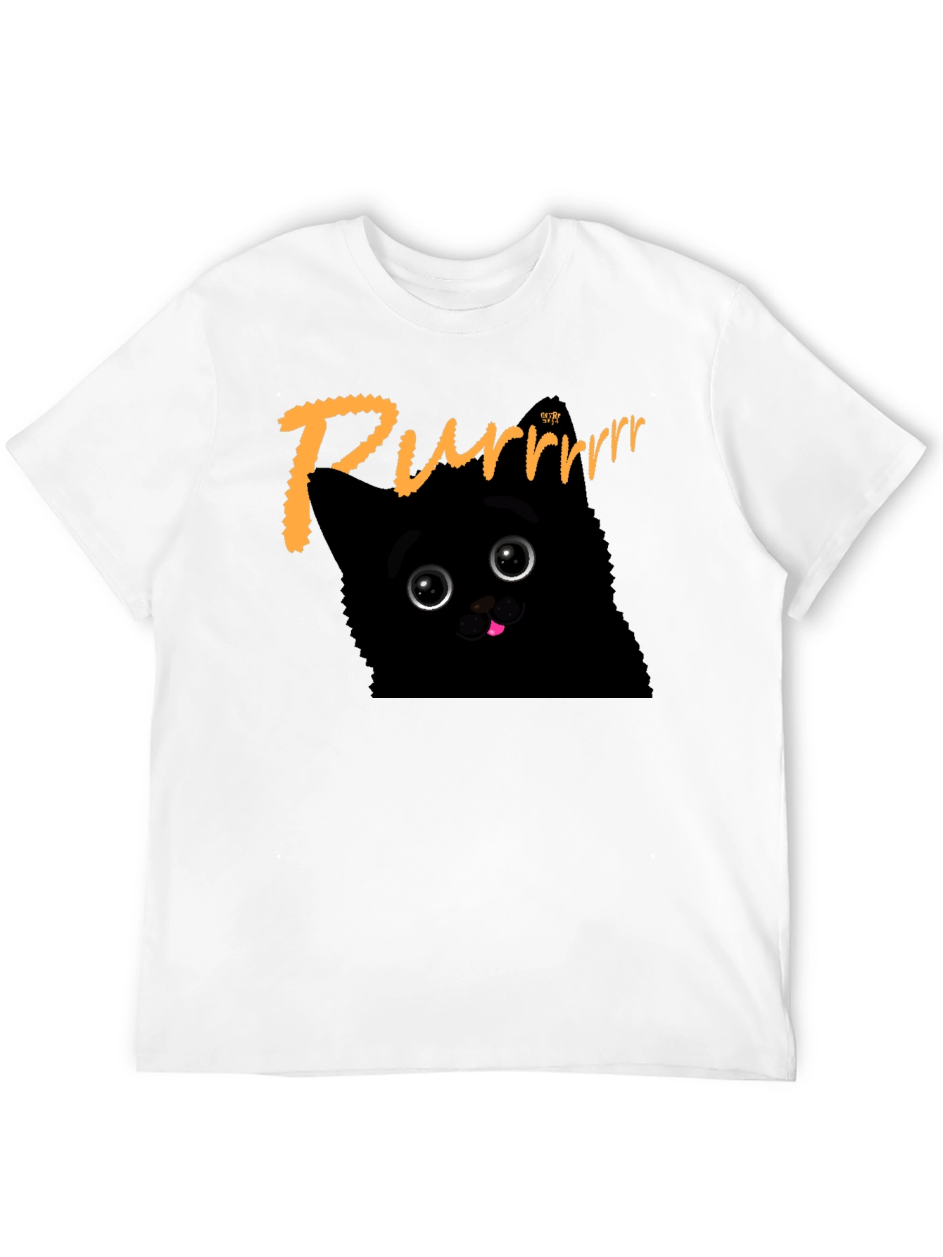 Purrrr Black Cat T-Shirt