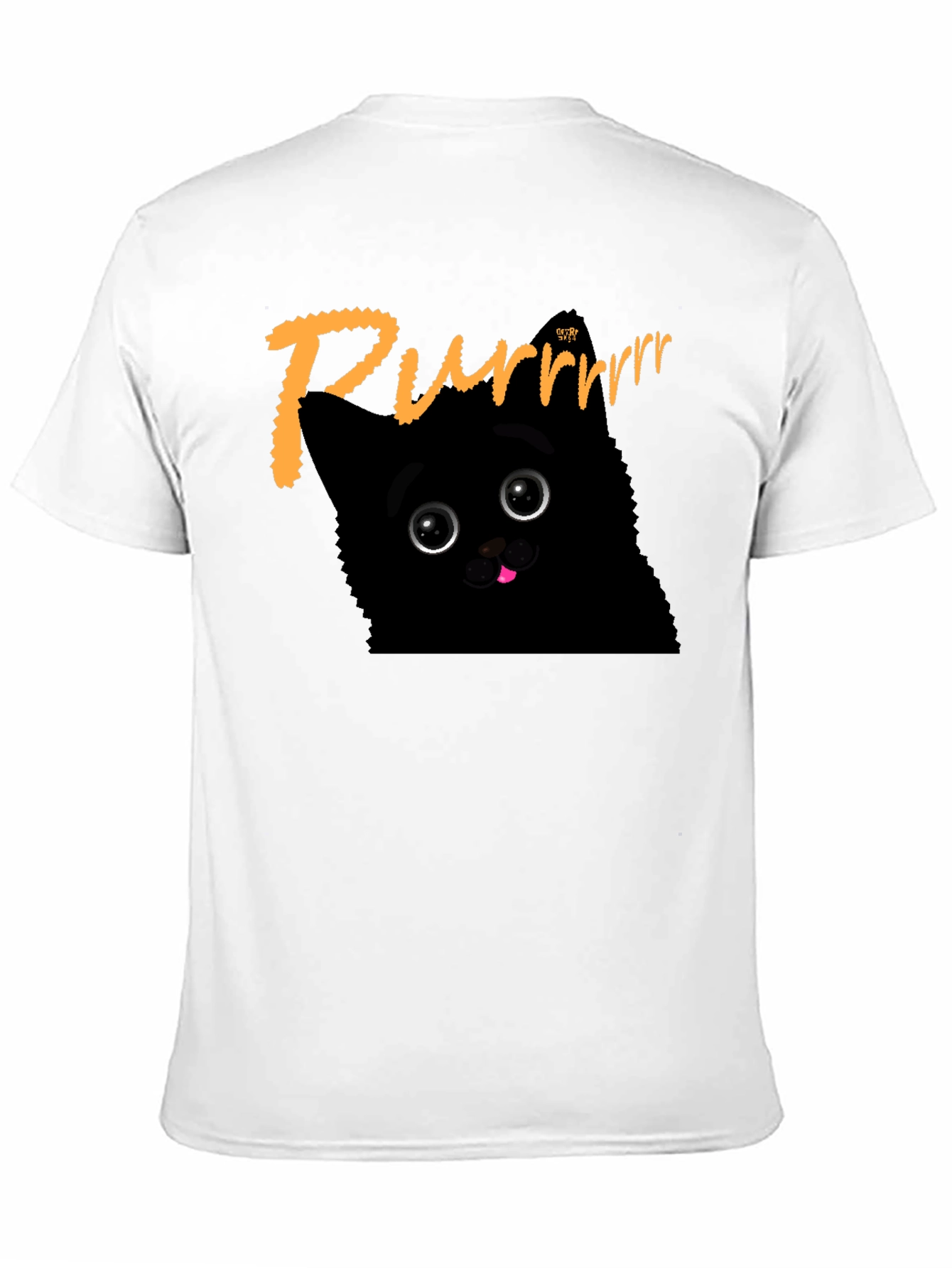 Purrrr Black Cat T-Shirt