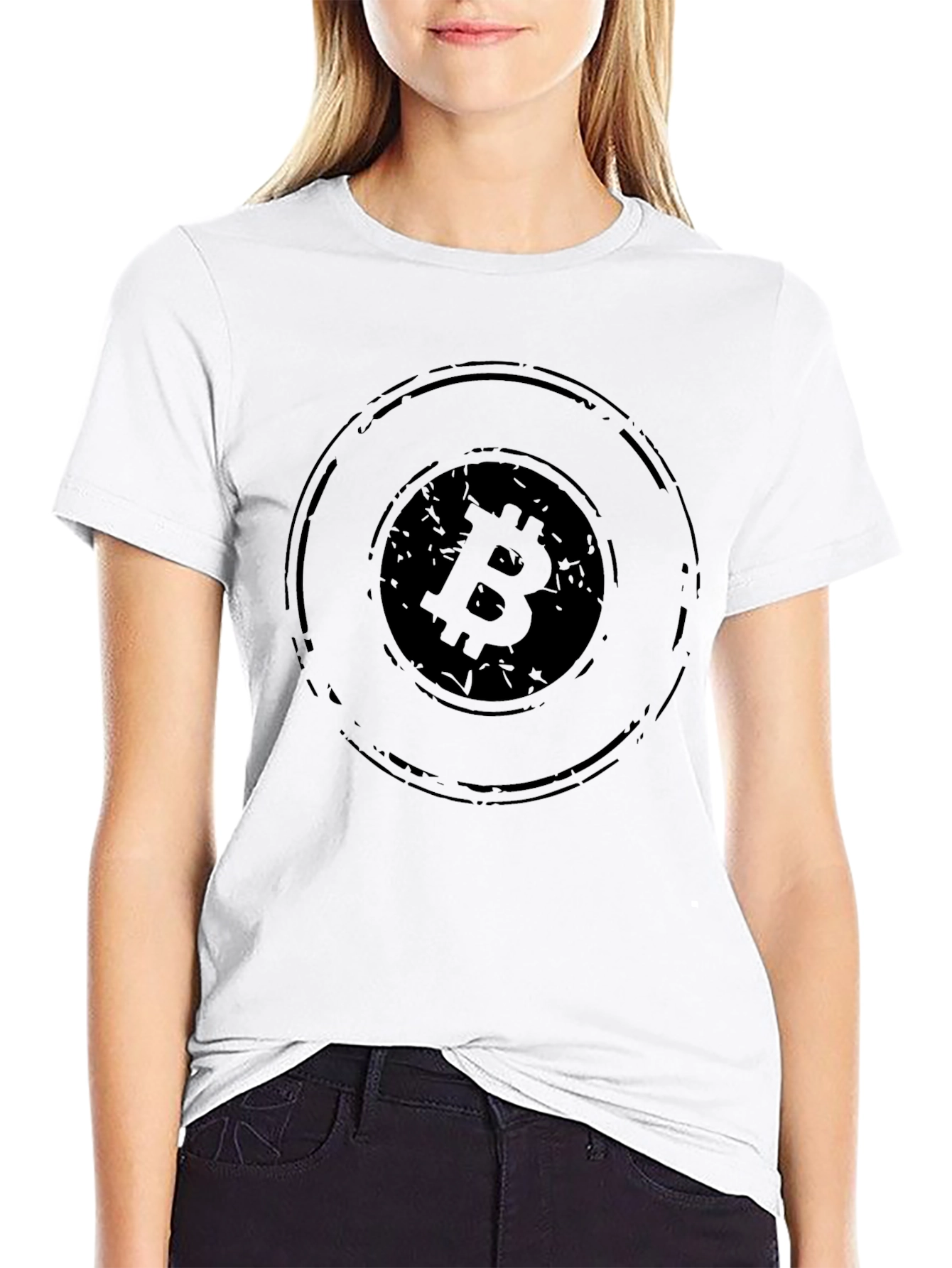 Bitcoin Black T-Shirt - Crypto Currency Tee