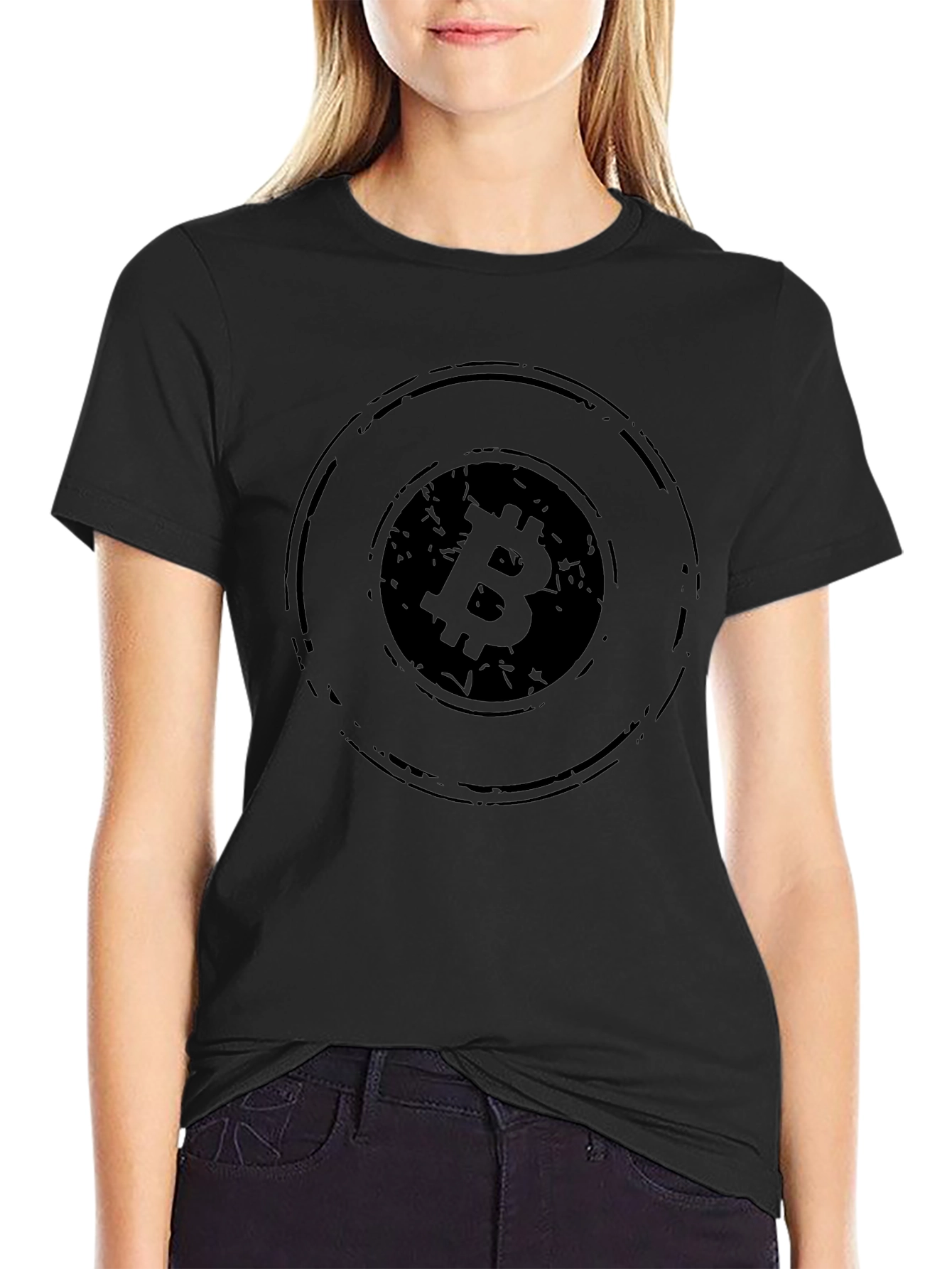 Bitcoin Black T-Shirt - Crypto Currency Tee