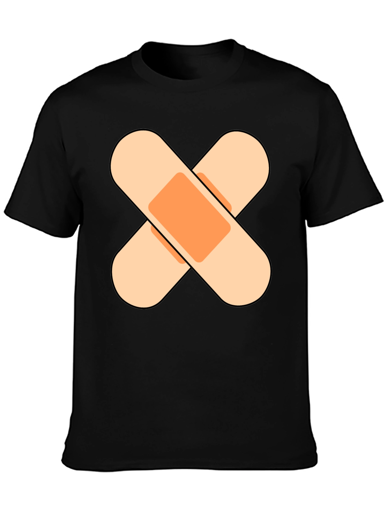 Funny Bandage Graphic Tee - Get Well Soon T-Shirt