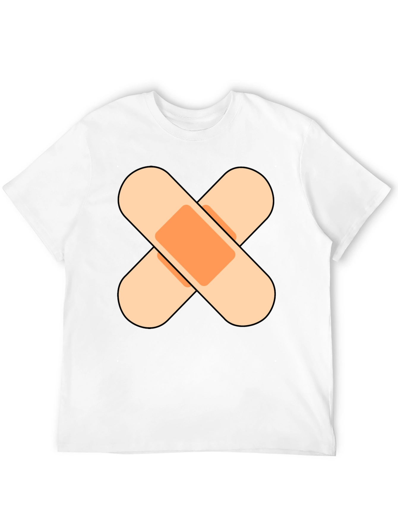 Funny Bandage Graphic Tee - Get Well Soon T-Shirt