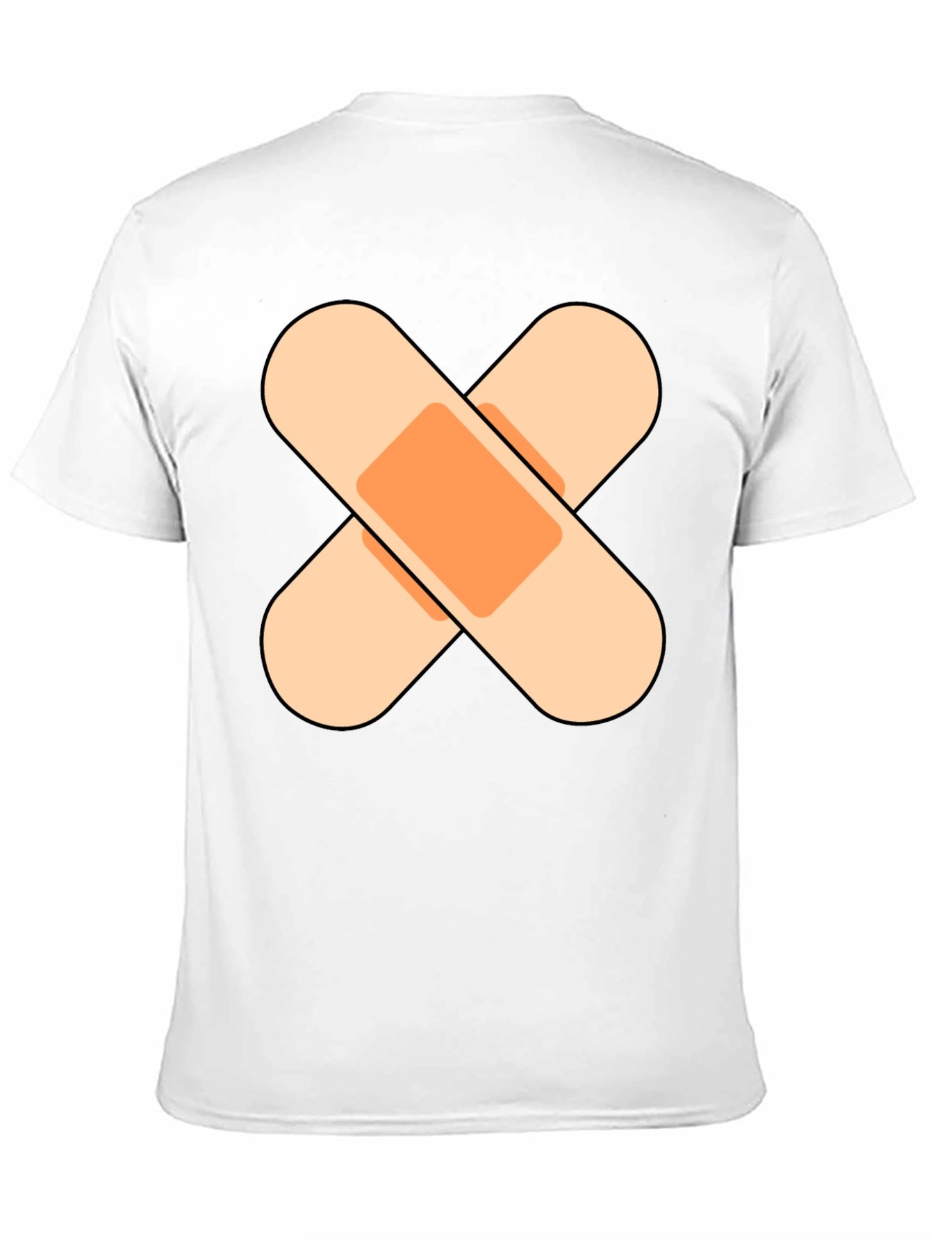 Funny Bandage Graphic Tee - Get Well Soon T-Shirt
