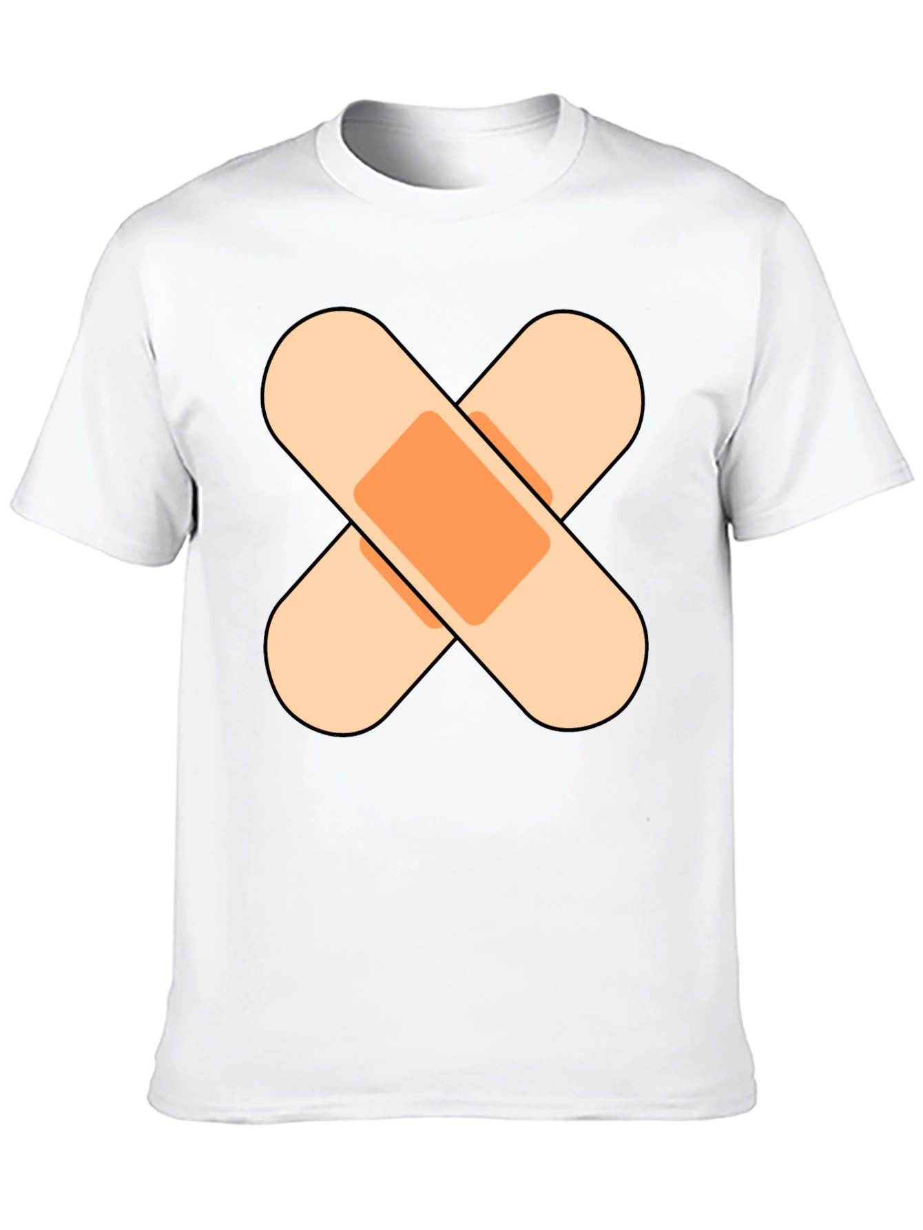 Funny Bandage Graphic Tee - Get Well Soon T-Shirt