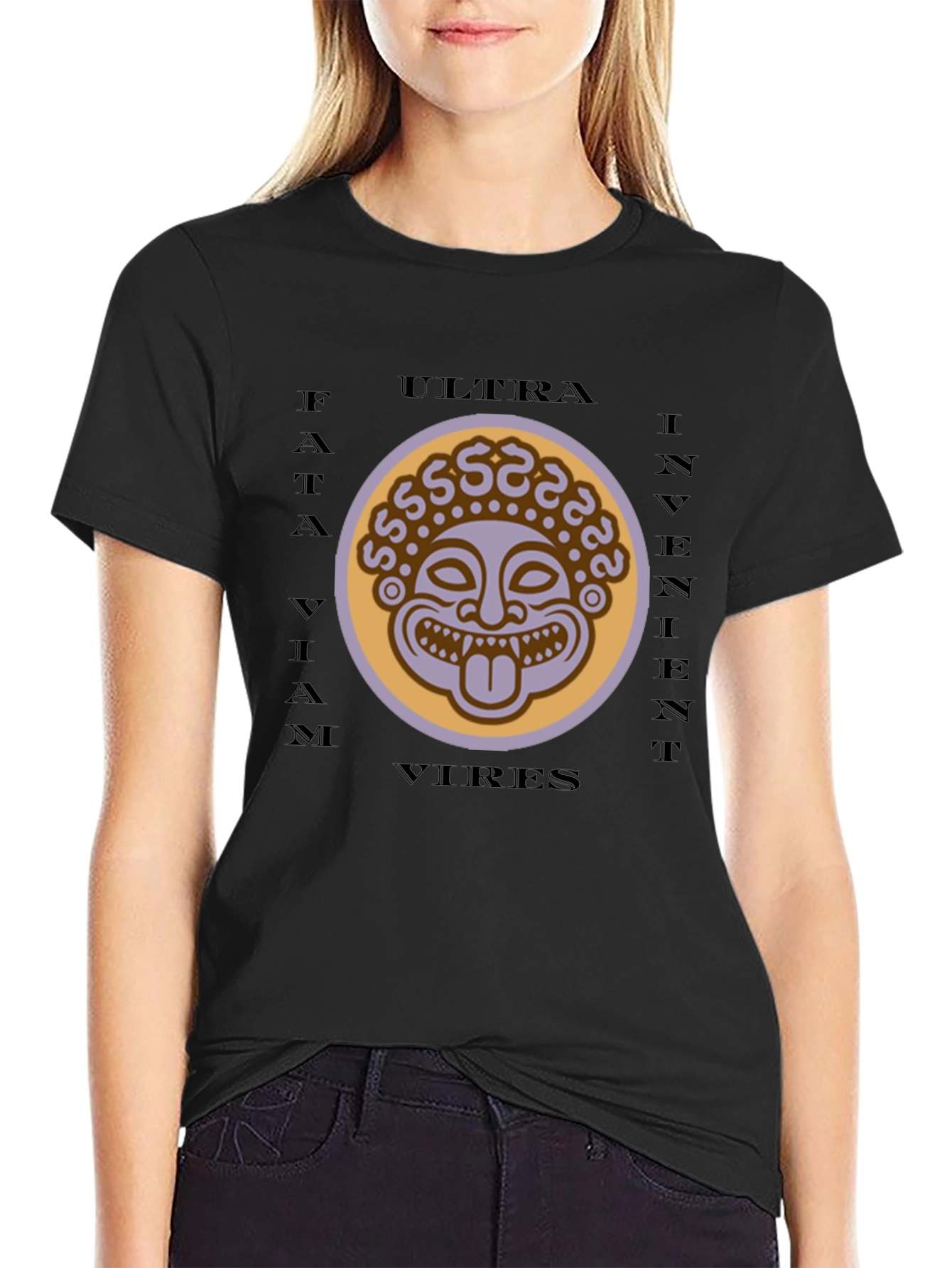 Unique Graphic Tee - Ultra Invient Vires