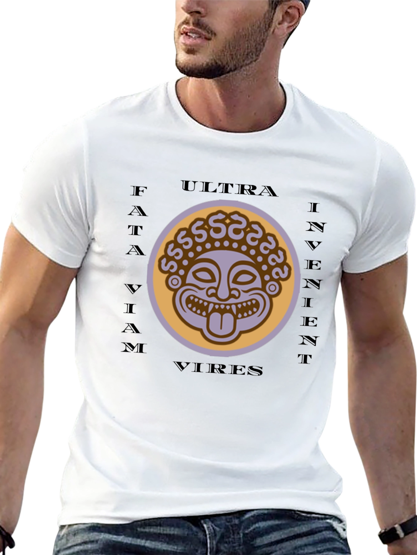 Unique Graphic Tee - Ultra Invient Vires