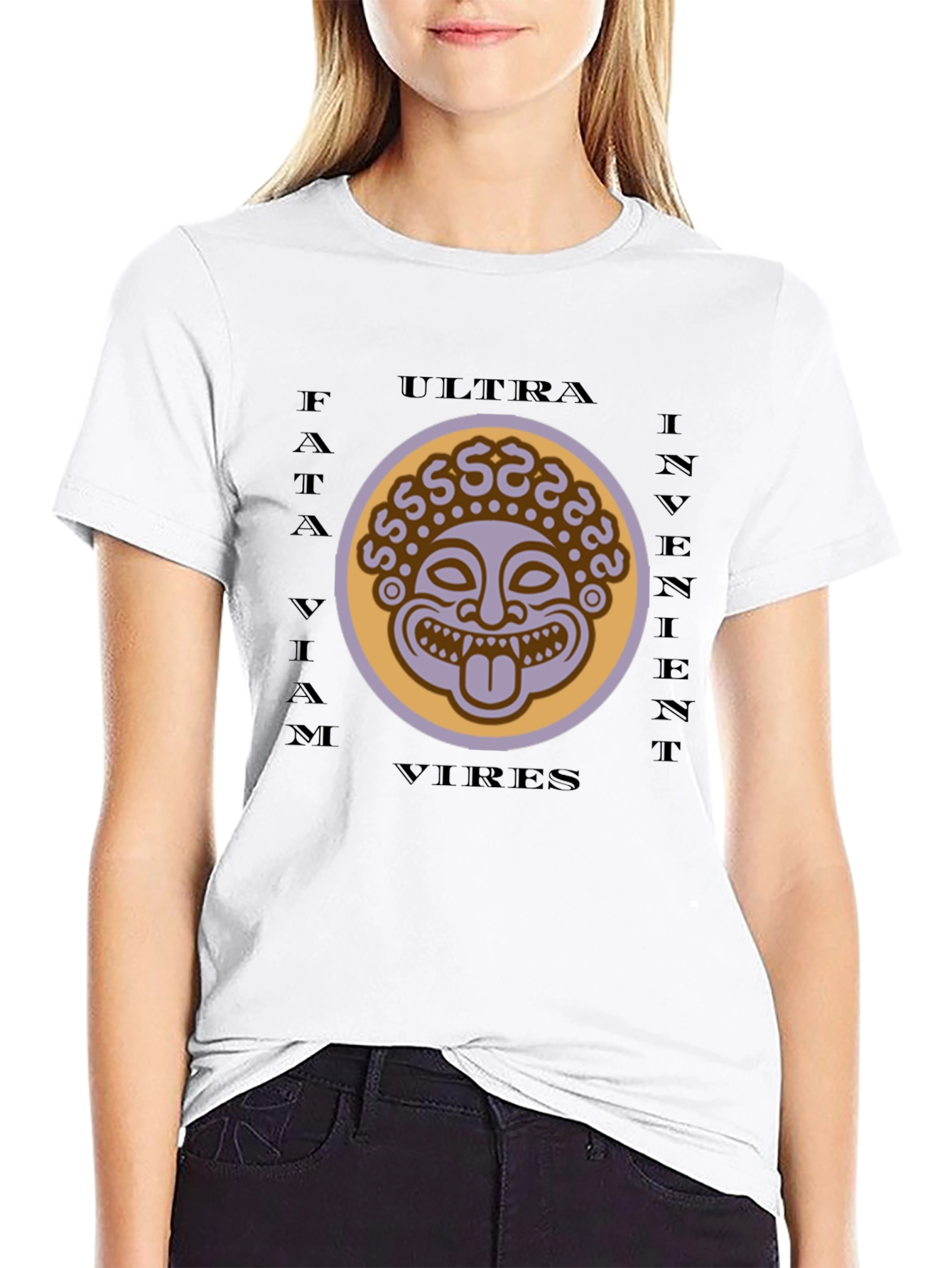 Unique Graphic Tee - Ultra Invient Vires