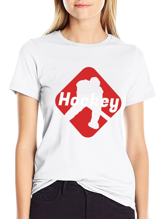 Hockey Graphic Black T-Shirt