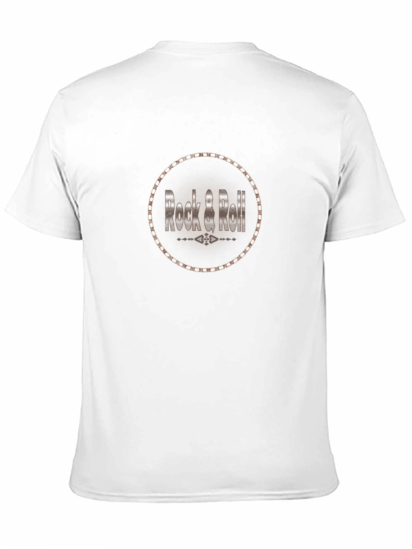 Rock & Roll Graphic Tee - Black Casual T-Shirt