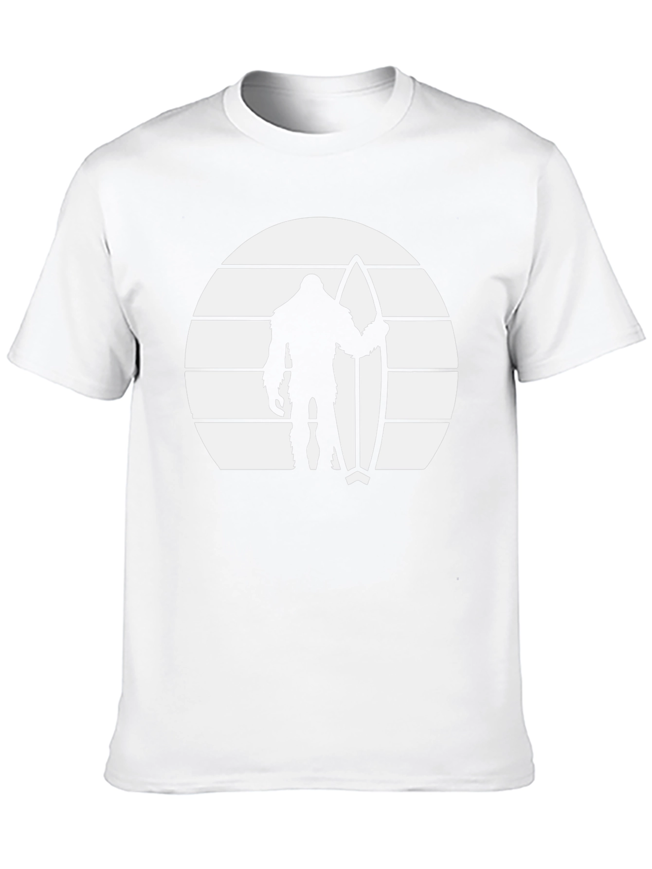 Bigfoot Surfer Graphic Tee - Black