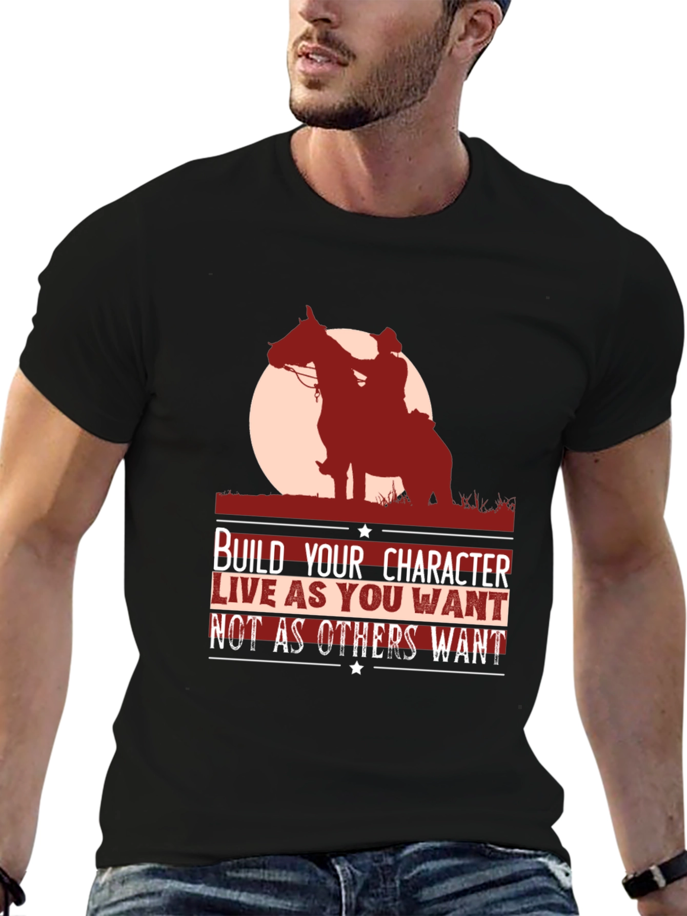 Motivational Cowboy Graphic Tee