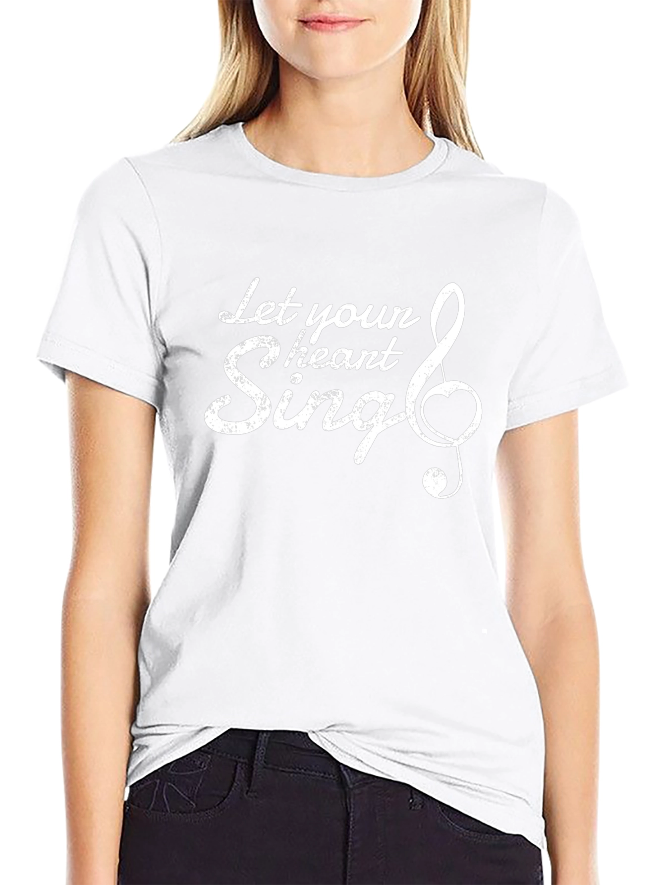 Heart Sing T-Shirt - Music Lover Tee