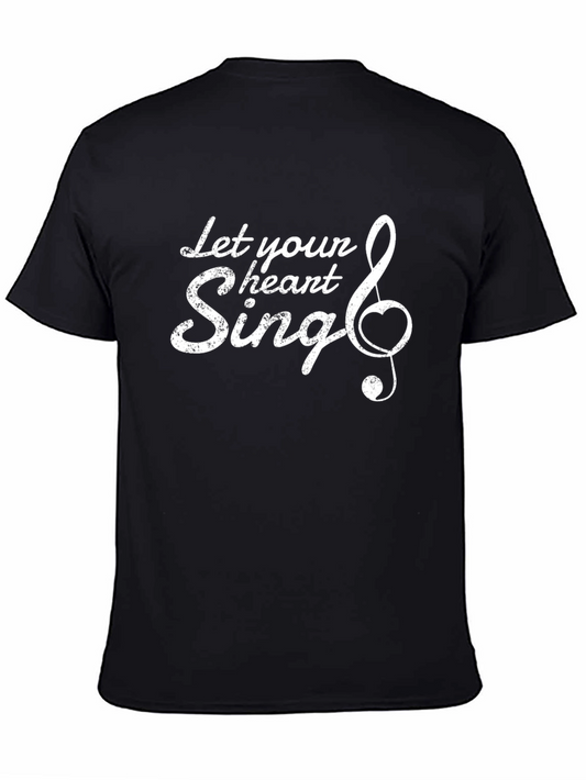 Heart Sing T-Shirt - Music Lover Tee
