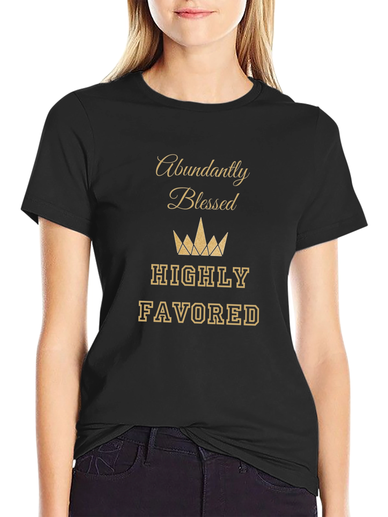 Abundantly Blessed T-Shirt - Highly Favored Tee