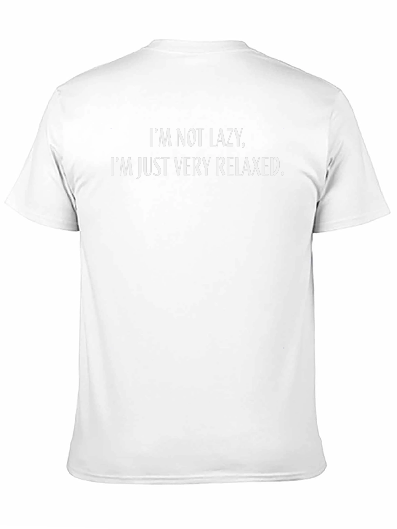 Relaxed Attitude Tee - Funny Slogan T-Shirt