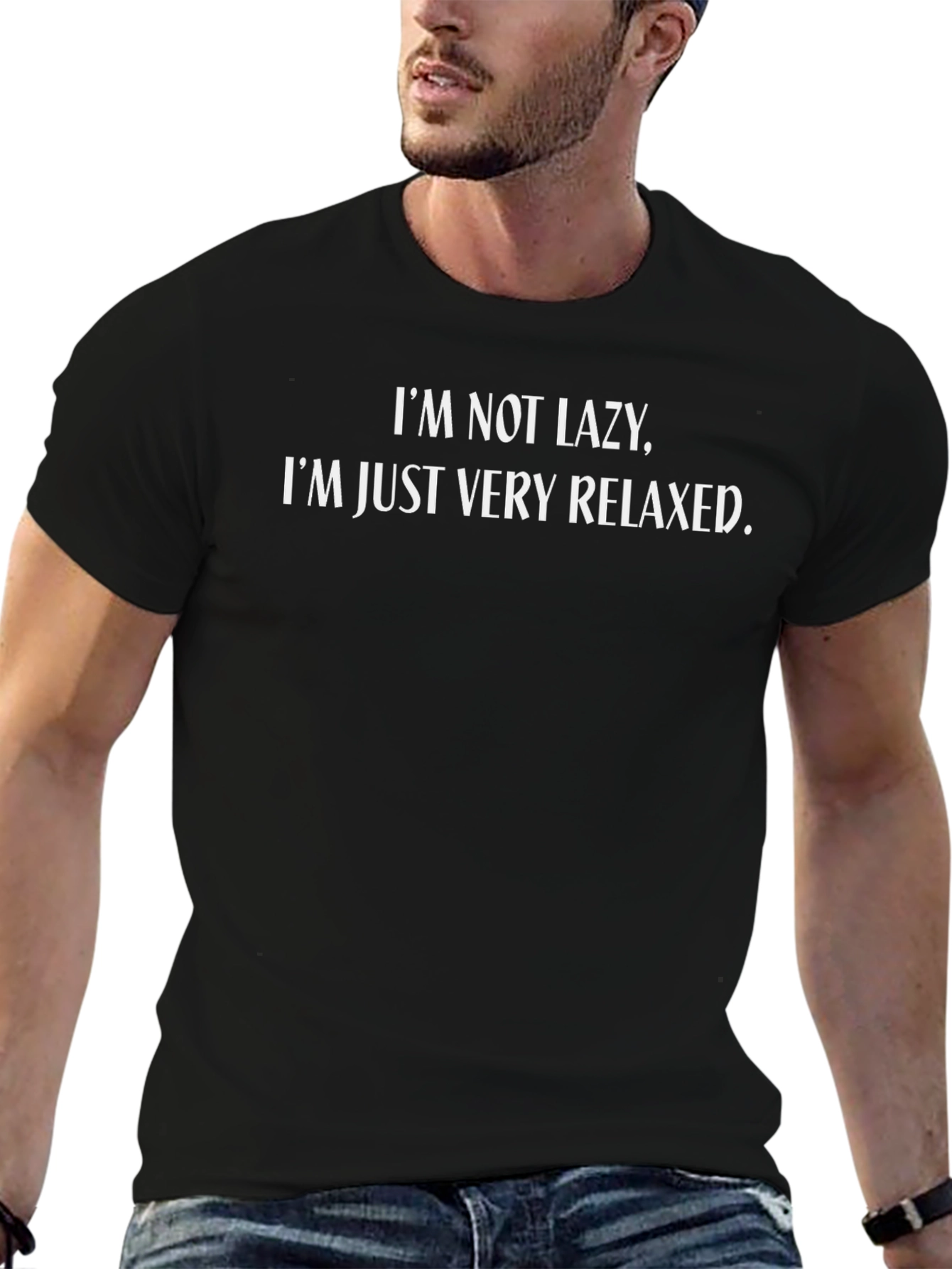 Relaxed Attitude Tee - Funny Slogan T-Shirt