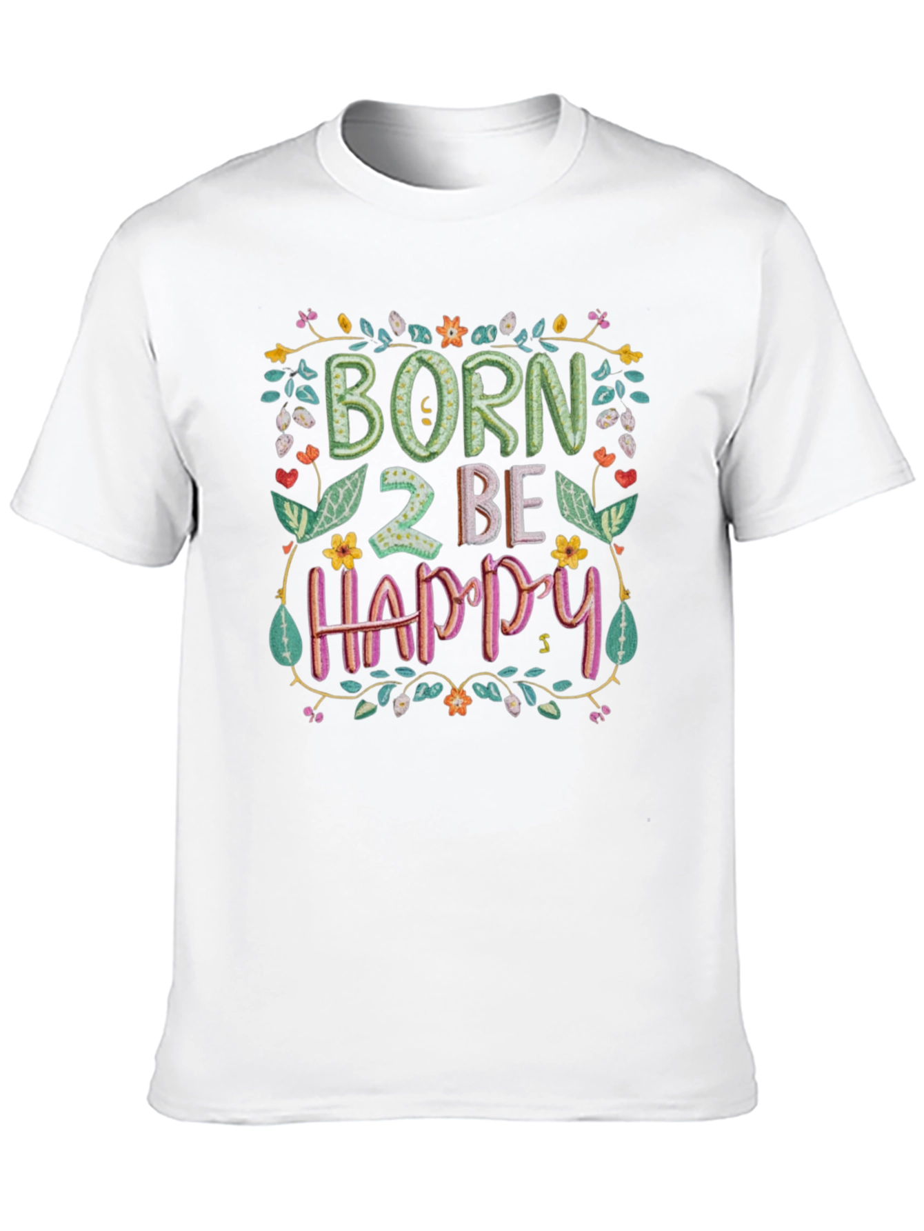 Born 2 Be Happy Graphic Tee
