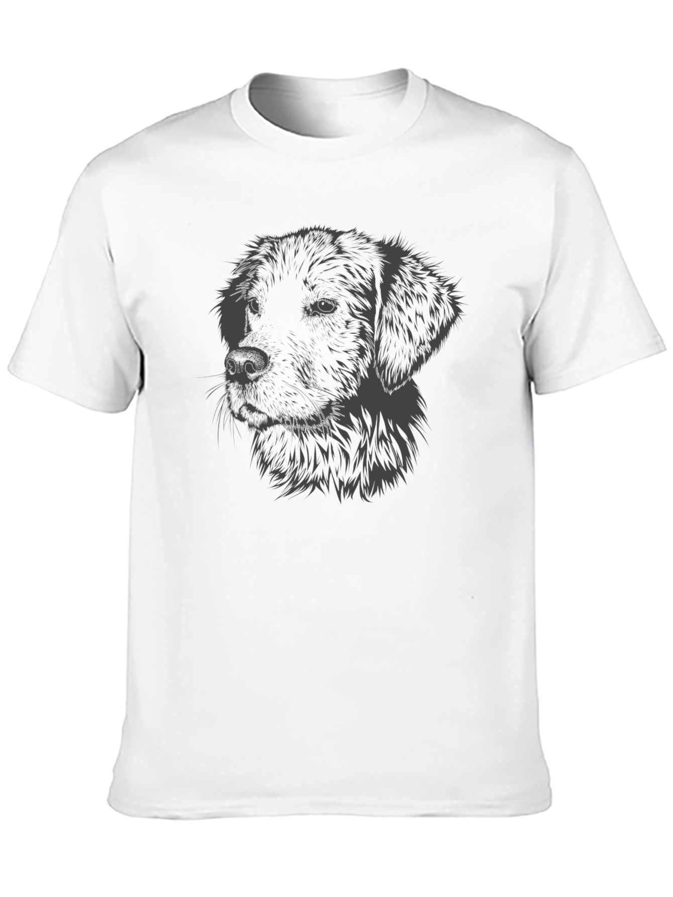 Dog Graphic Black T-Shirt