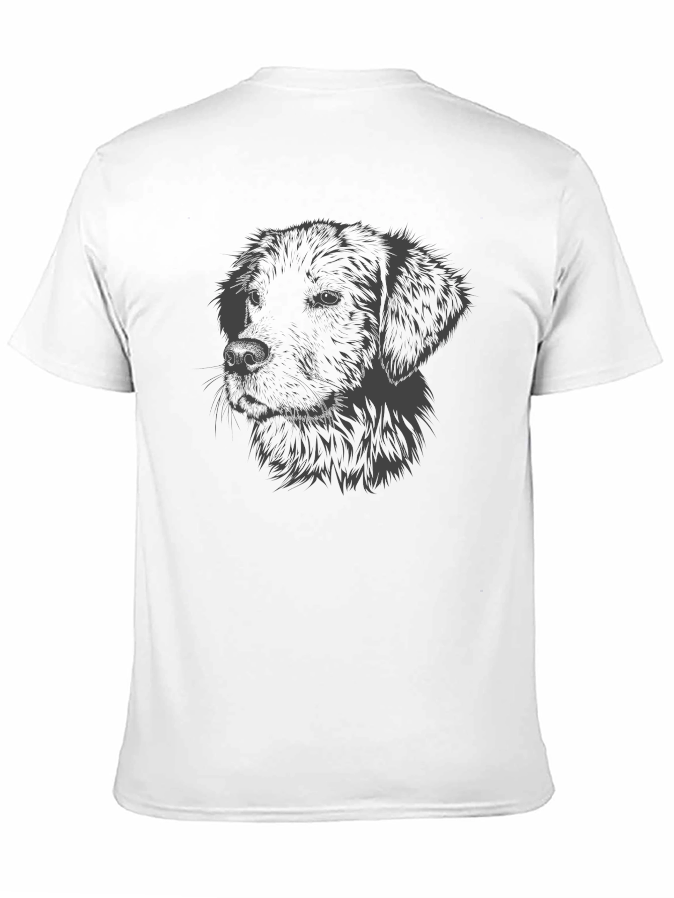 Dog Graphic Black T-Shirt