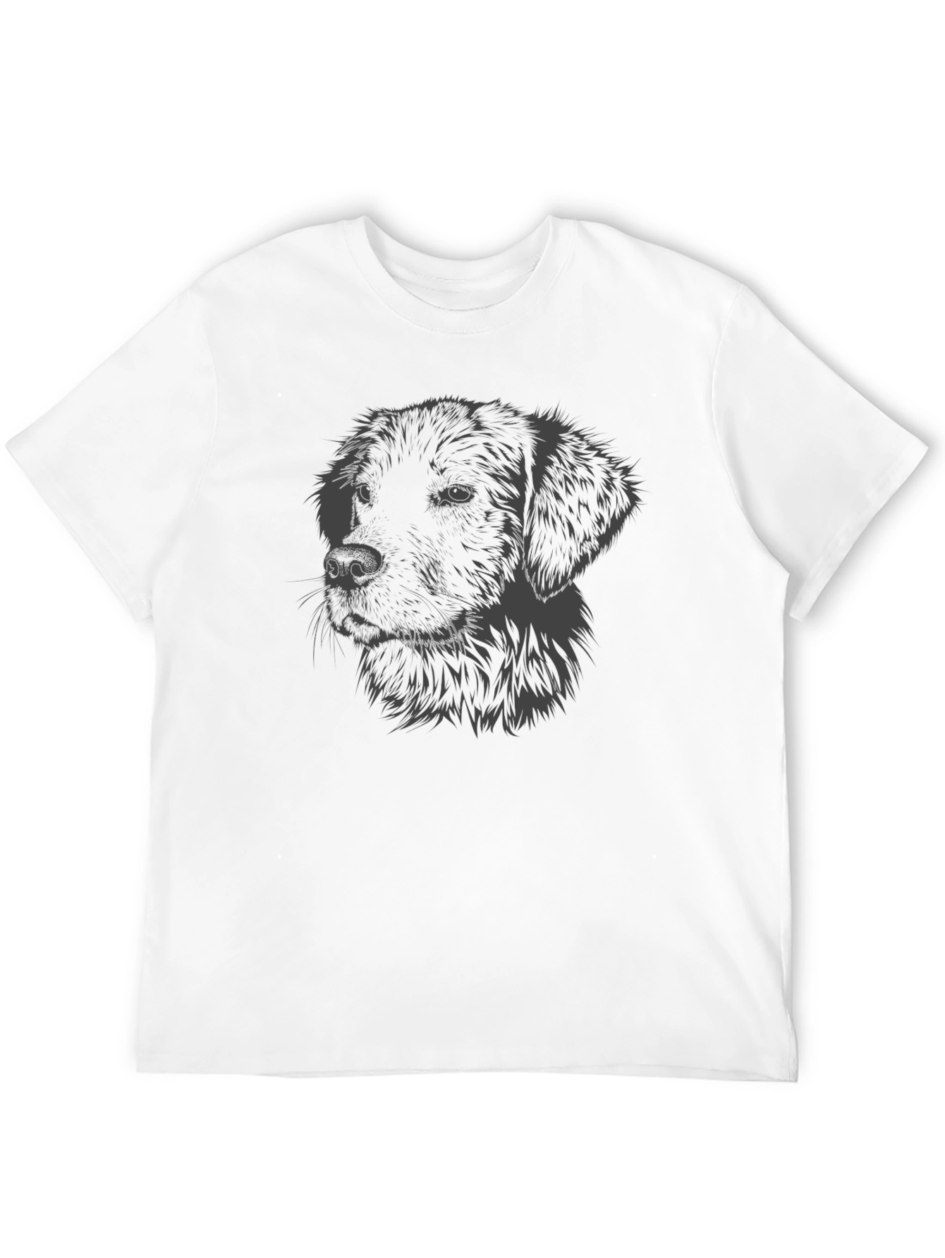 Dog Graphic Black T-Shirt