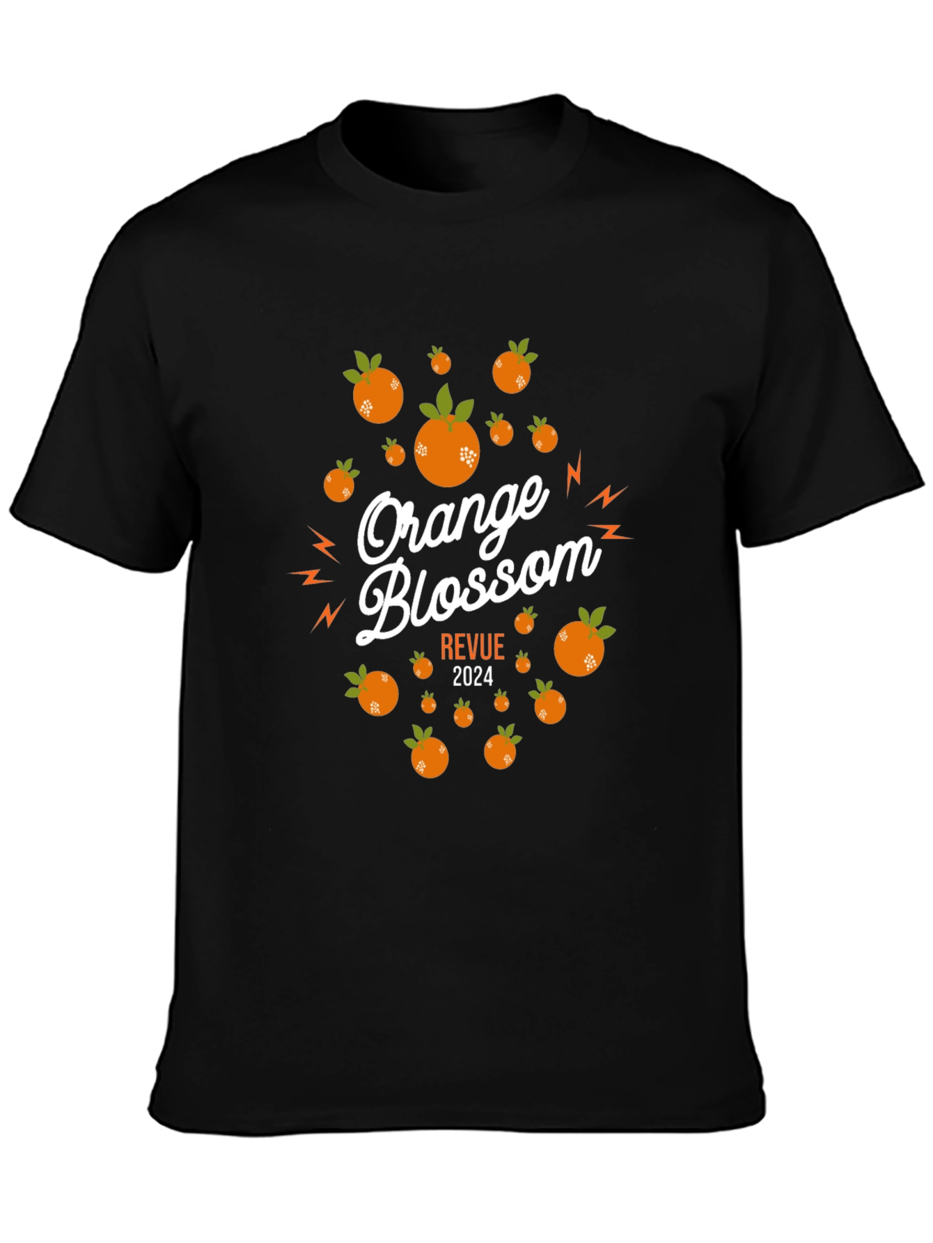 Orange Blossom Revue 2024 Black T-Shirt
