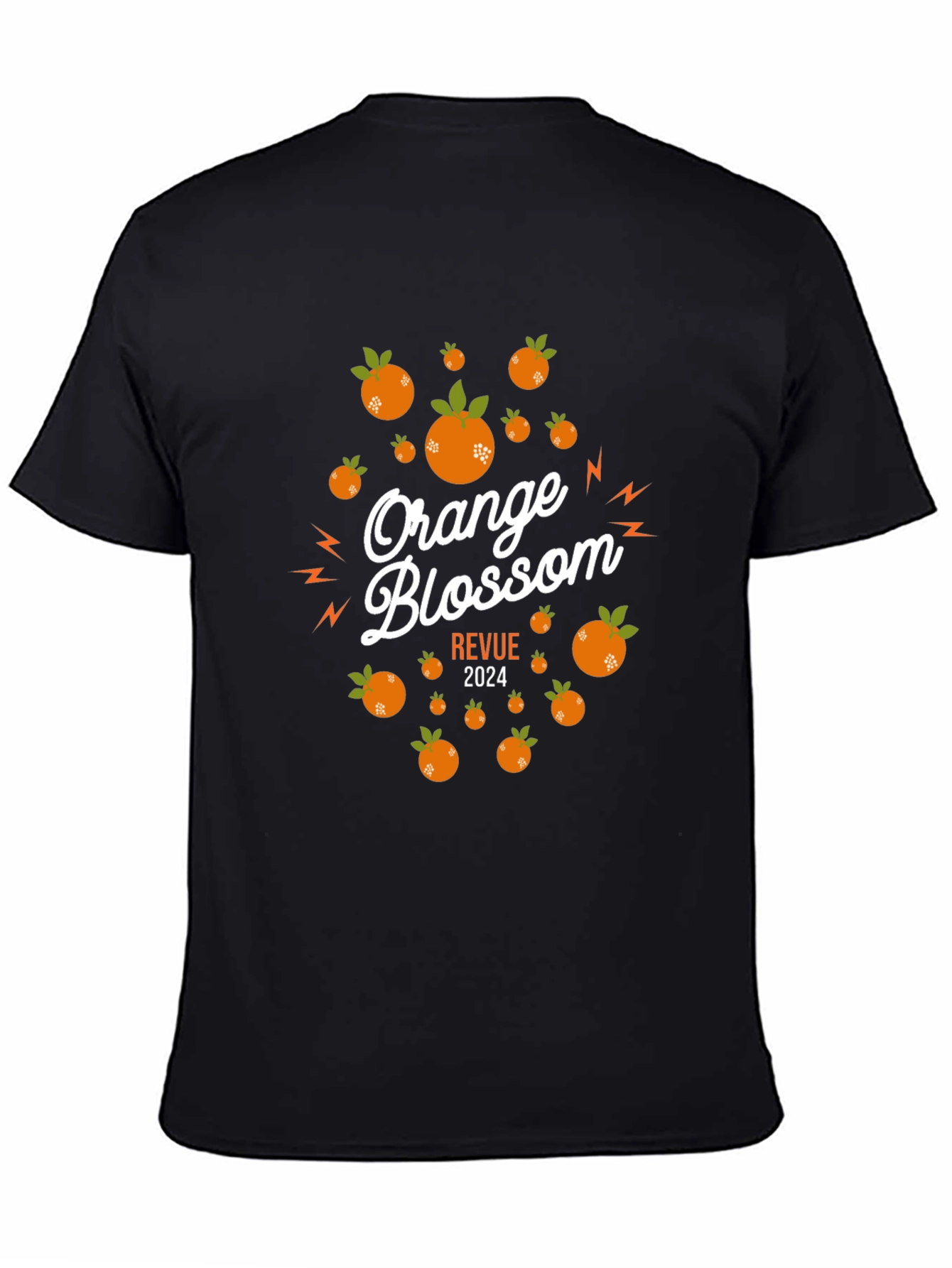 Orange Blossom Revue 2024 Black T-Shirt