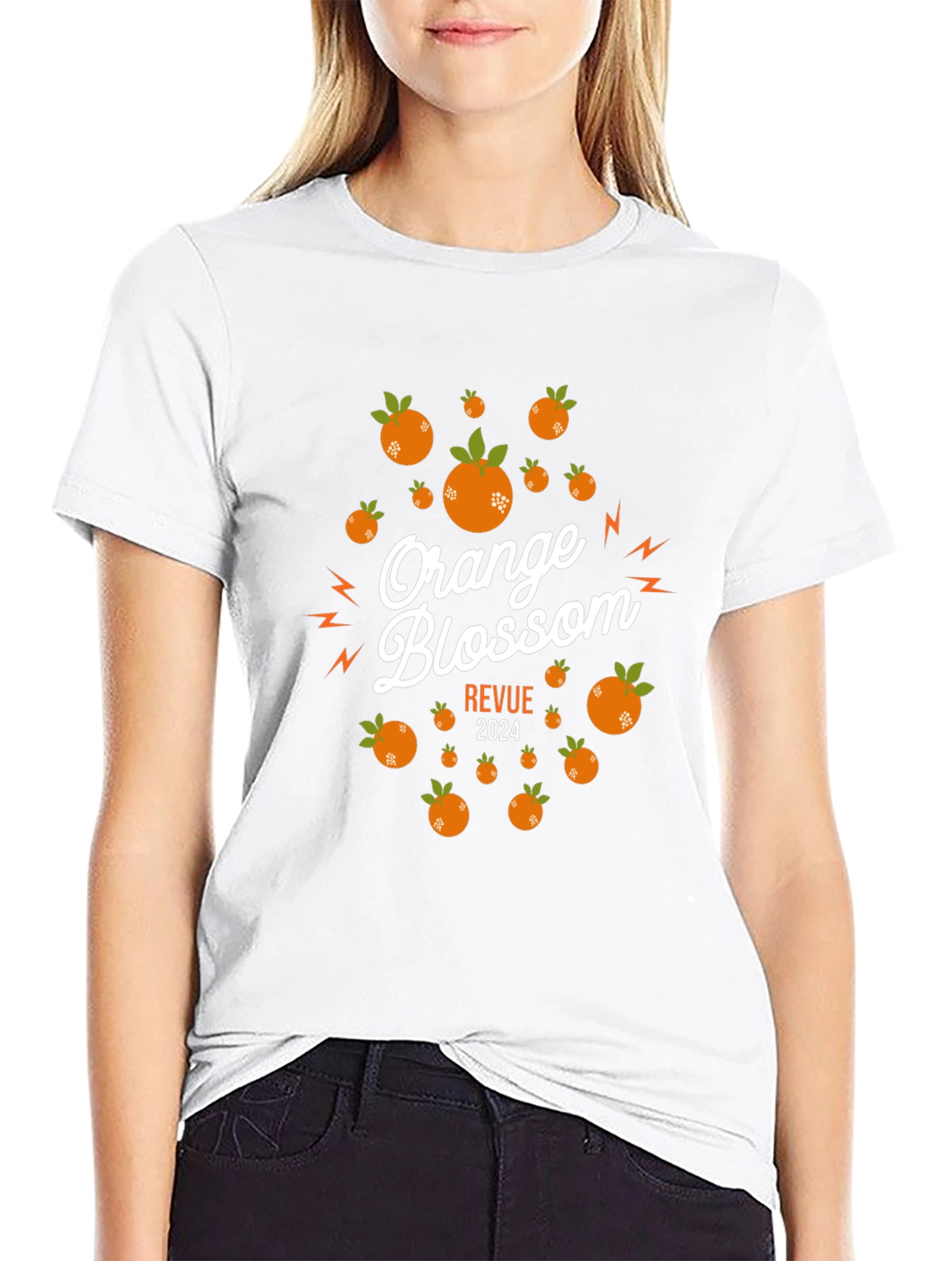 Orange Blossom Revue 2024 Black T-Shirt