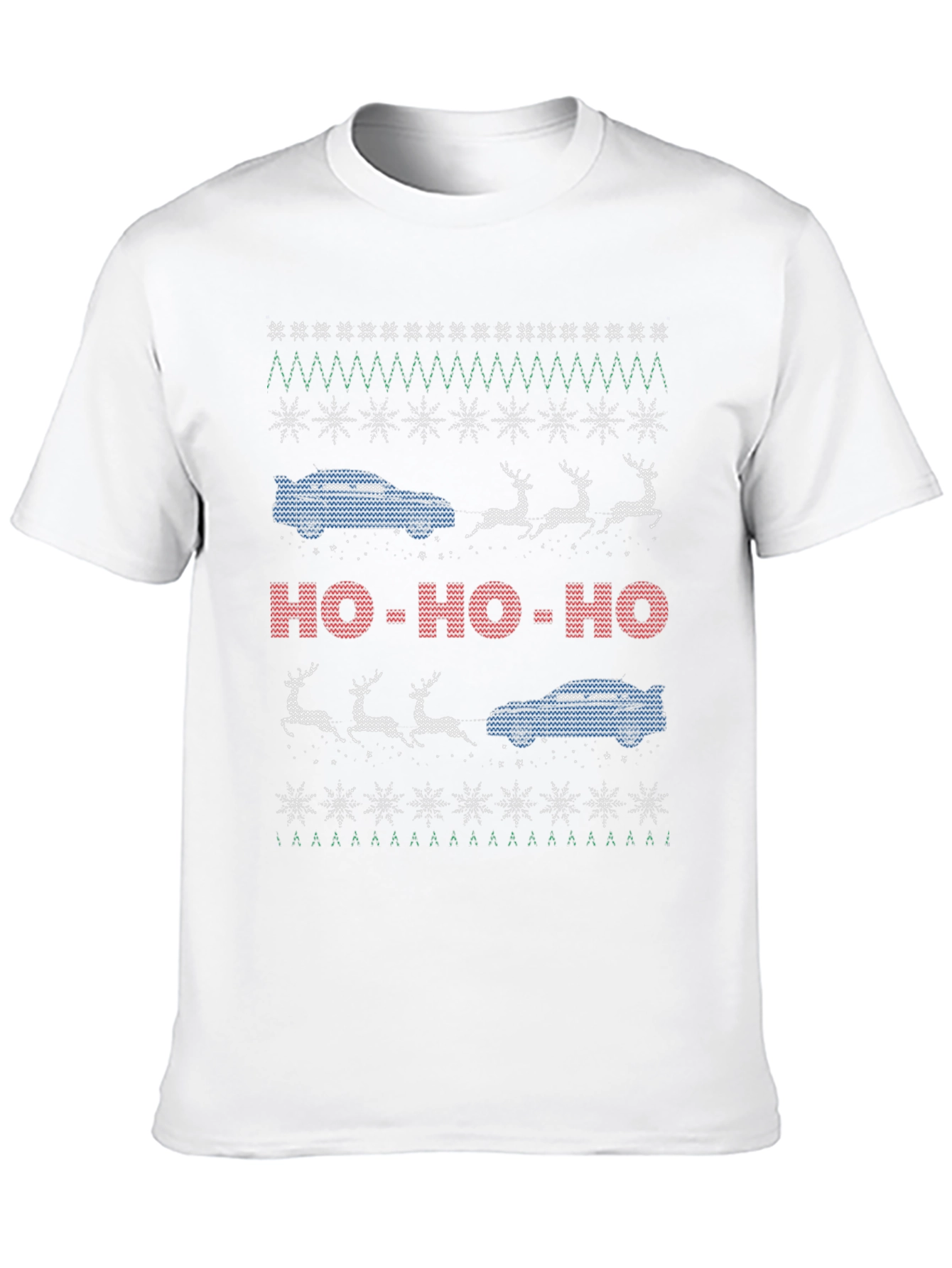 Car Christmas Sweater T-Shirt - Ho Ho Ho