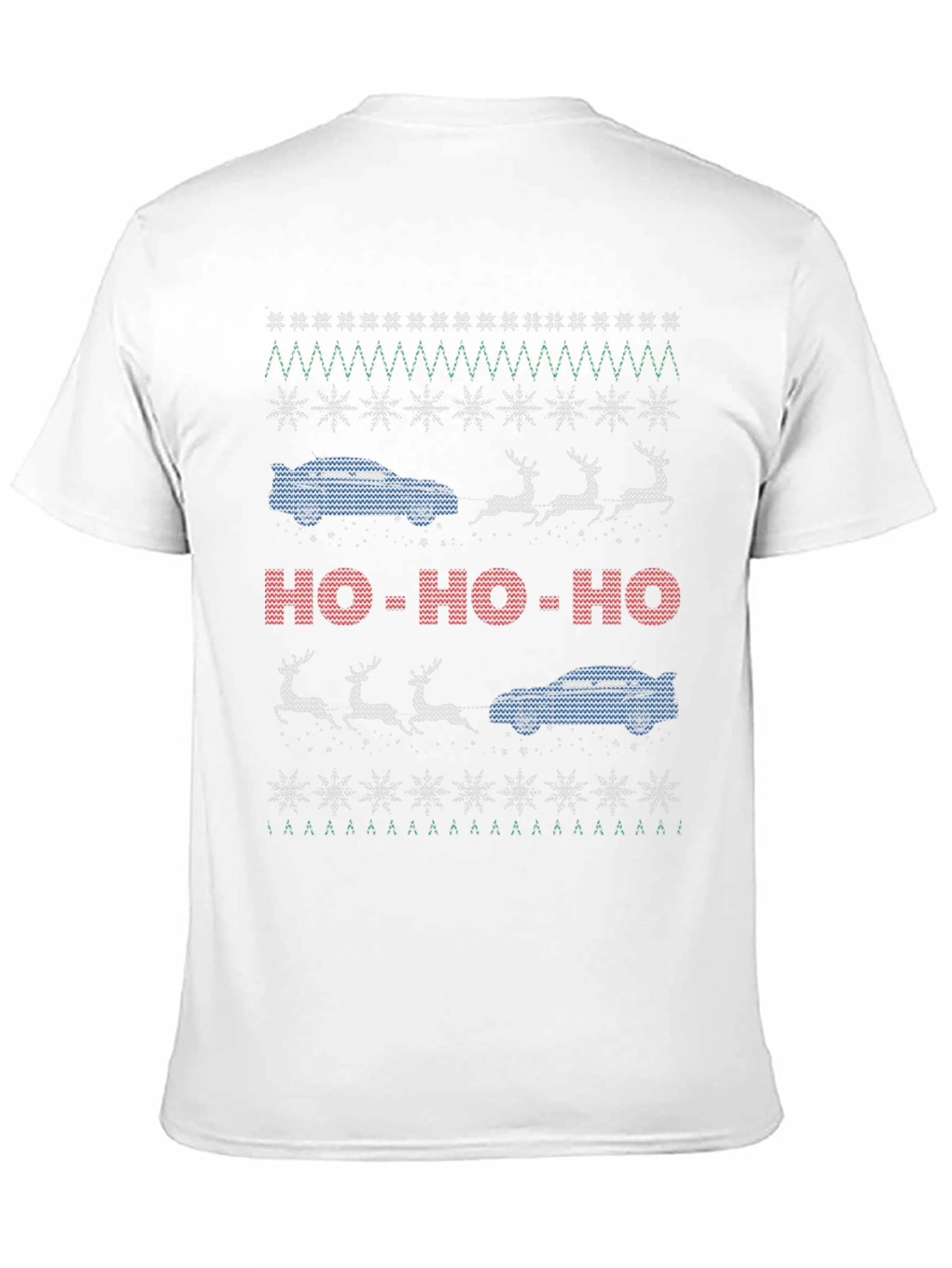 Car Christmas Sweater T-Shirt - Ho Ho Ho