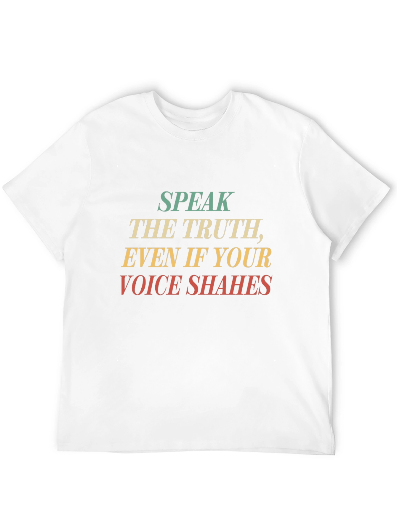 Speak the Truth Mens Graphic Tee