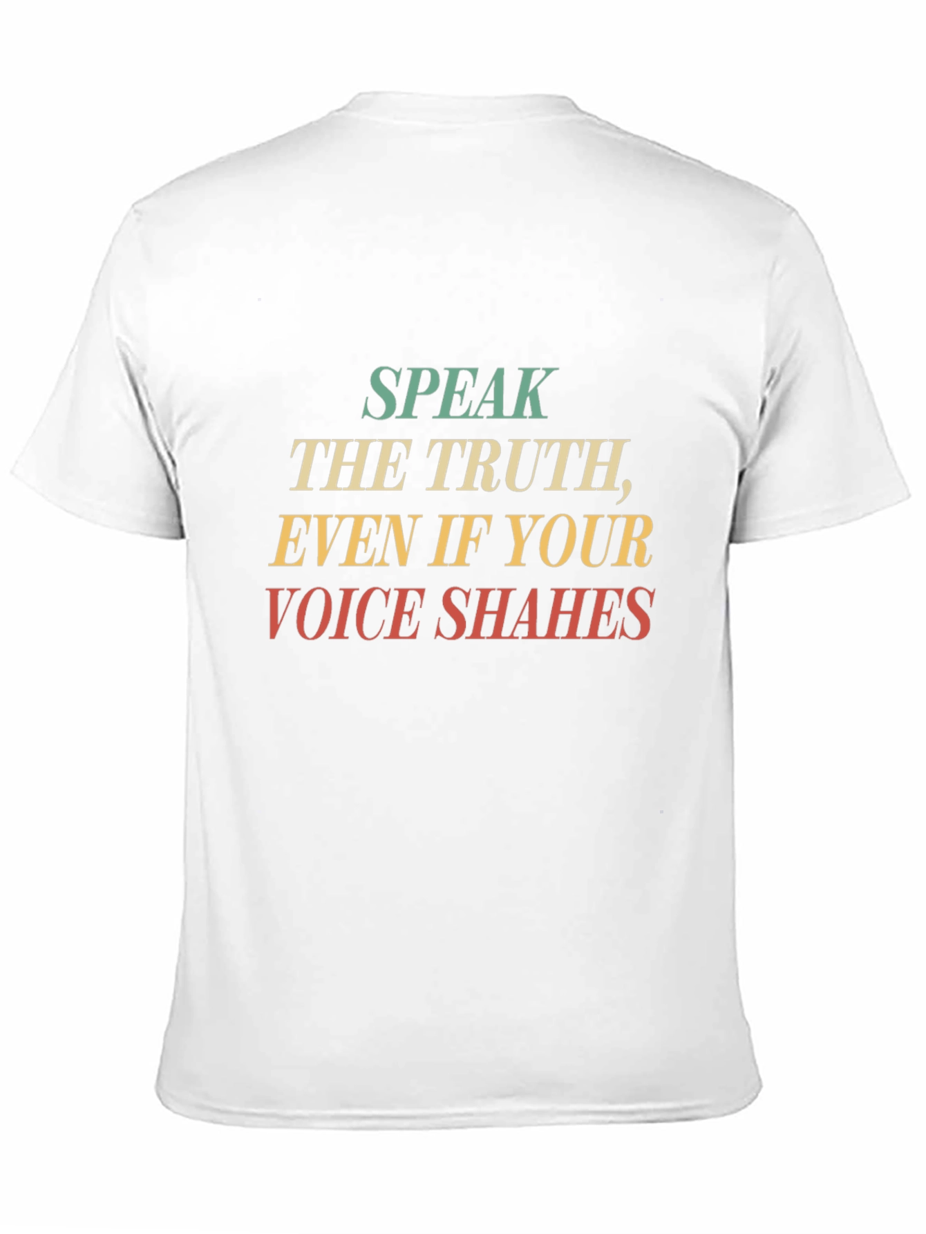 Speak the Truth Mens Graphic Tee