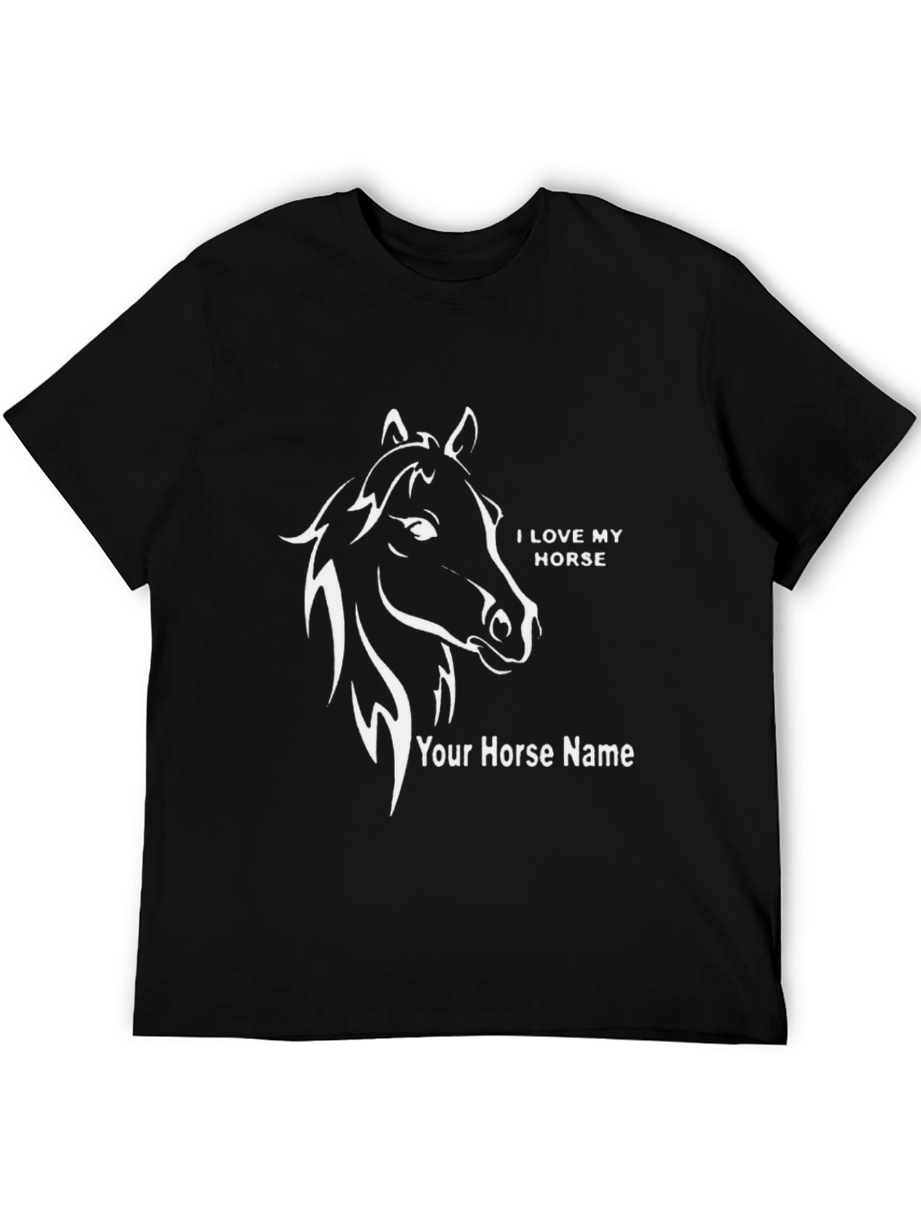 I Love My Horse Personalized T-Shirt