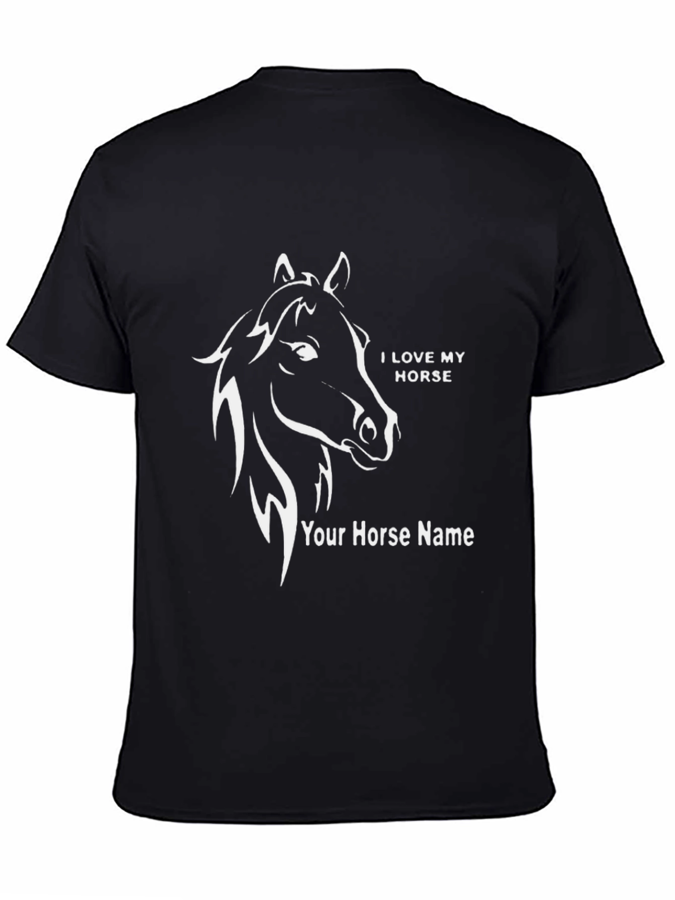 I Love My Horse Personalized T-Shirt