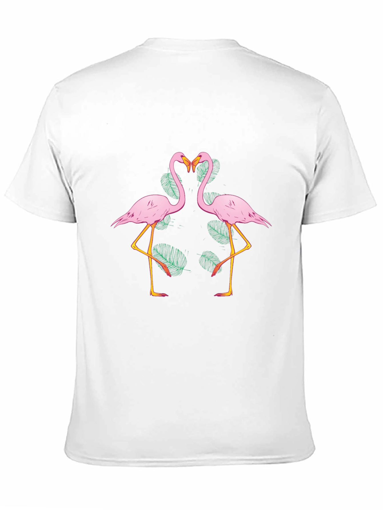 Flamingo Love Graphic Tee - Black