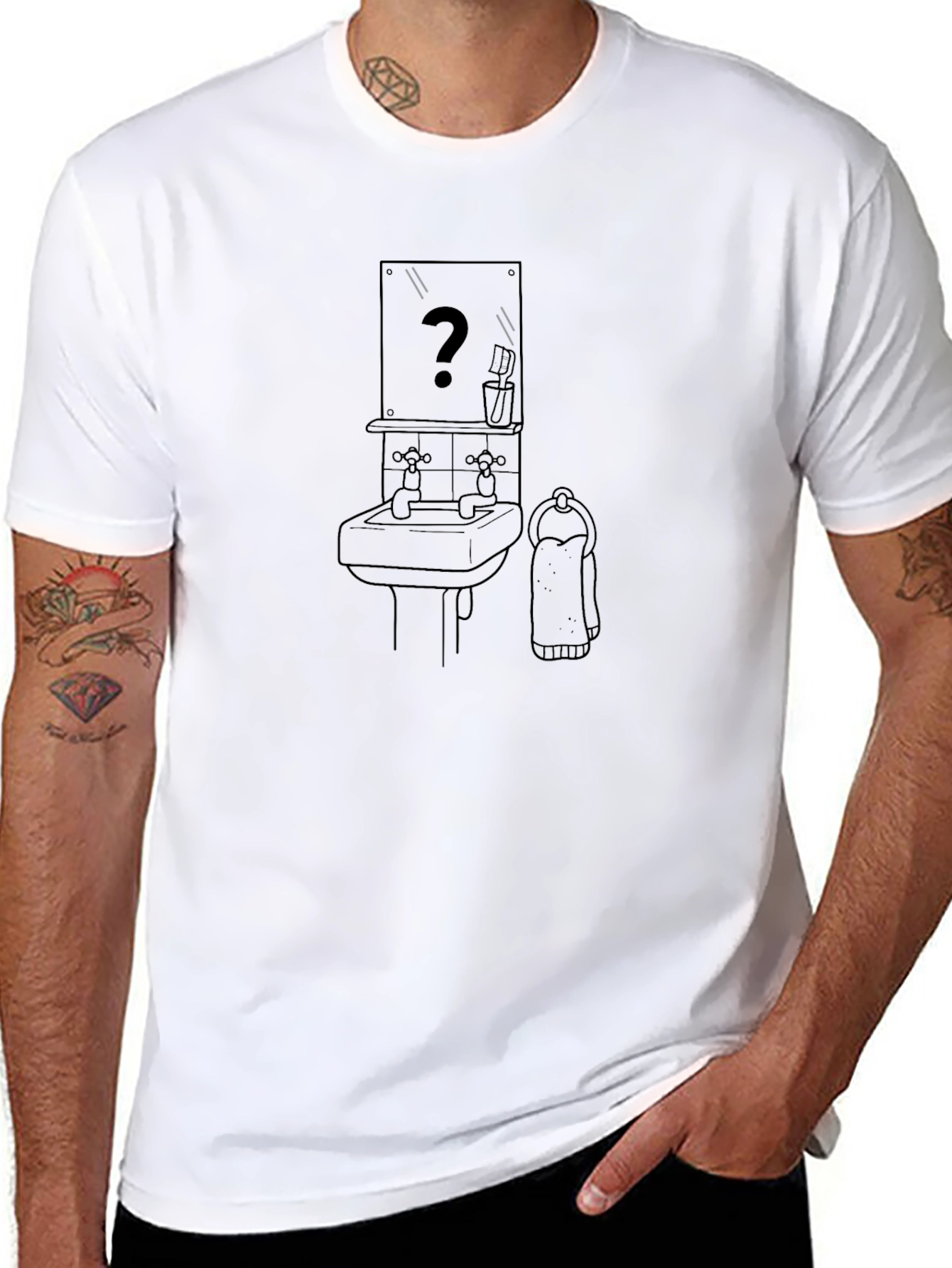 Questionable Bathroom Humor T-Shirt