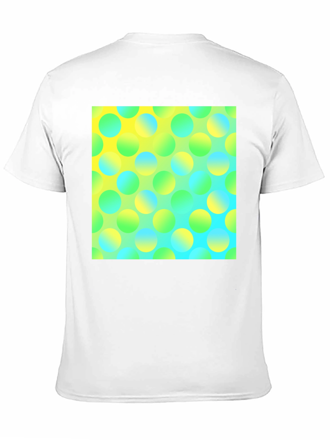 Vibrant Polka Dot Graphic Tee - Modern Design