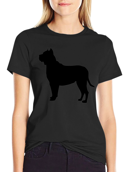 Black Dog Silhouette T-Shirt