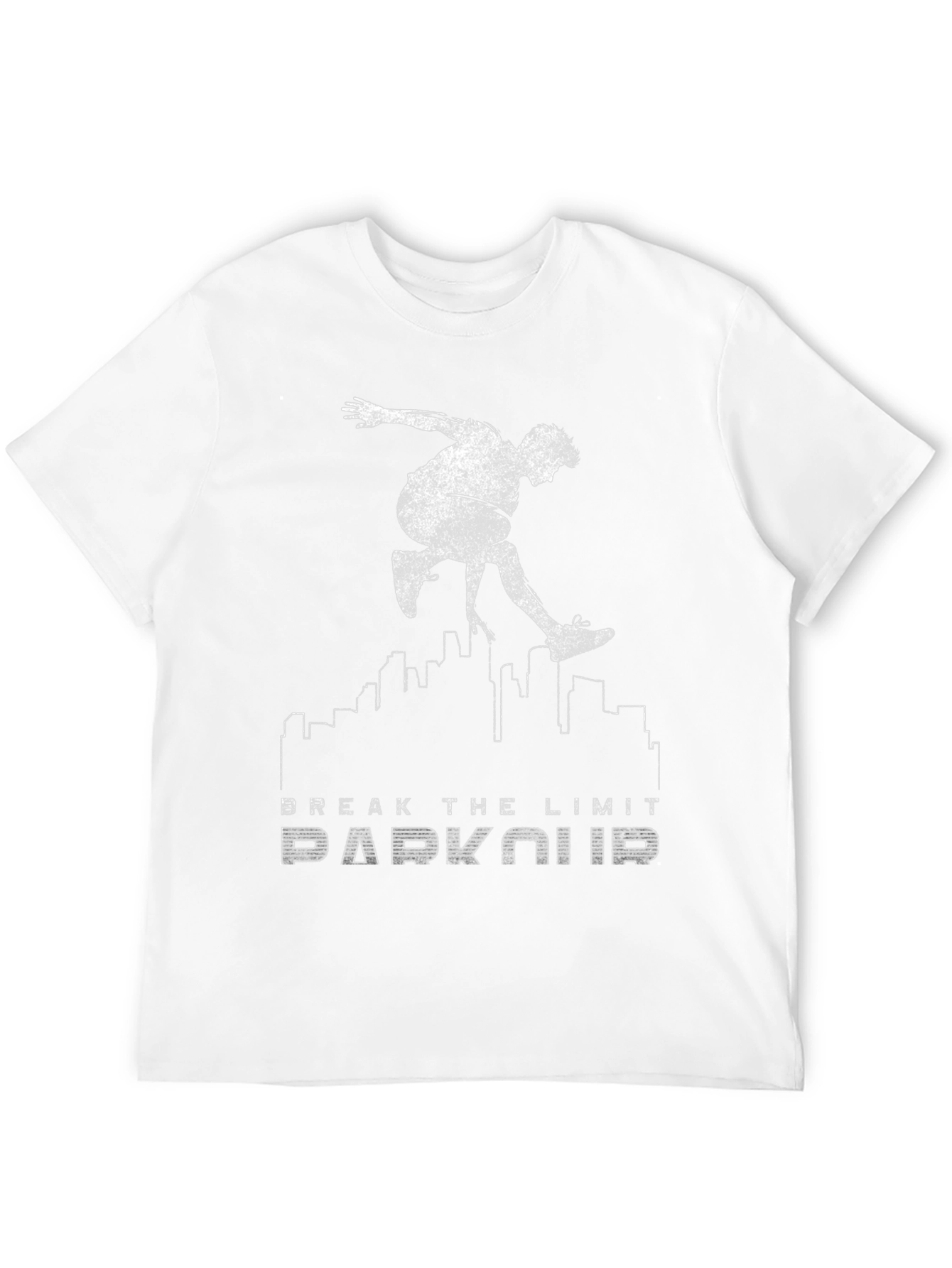 Parkour Break the Limit Graphic Black Tee